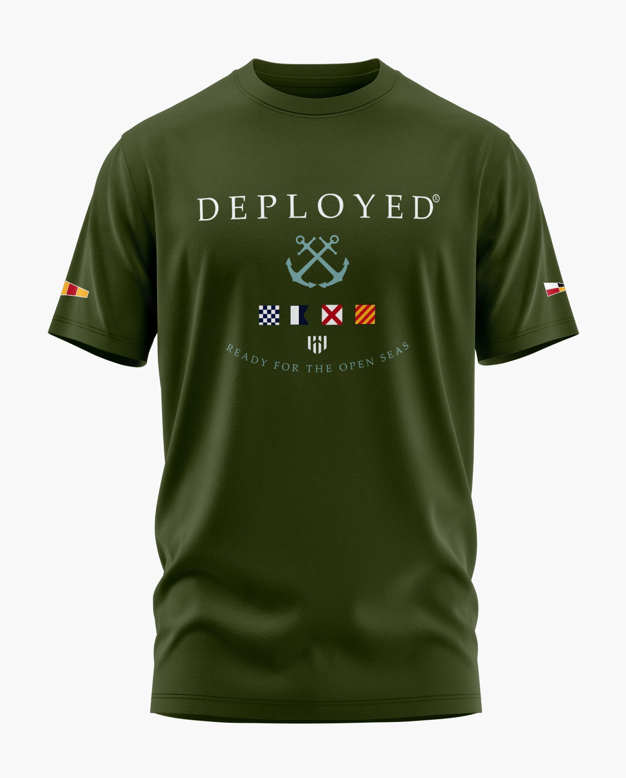 Deployed Maritime Signature LuxeSoft Cotton T-Shirt