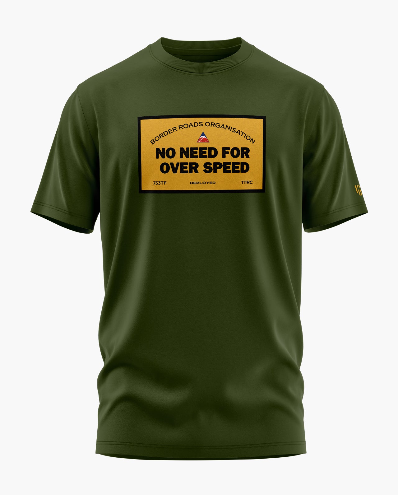 No Need for Over Speed Signature LuxeSoft Cotton T-Shirt