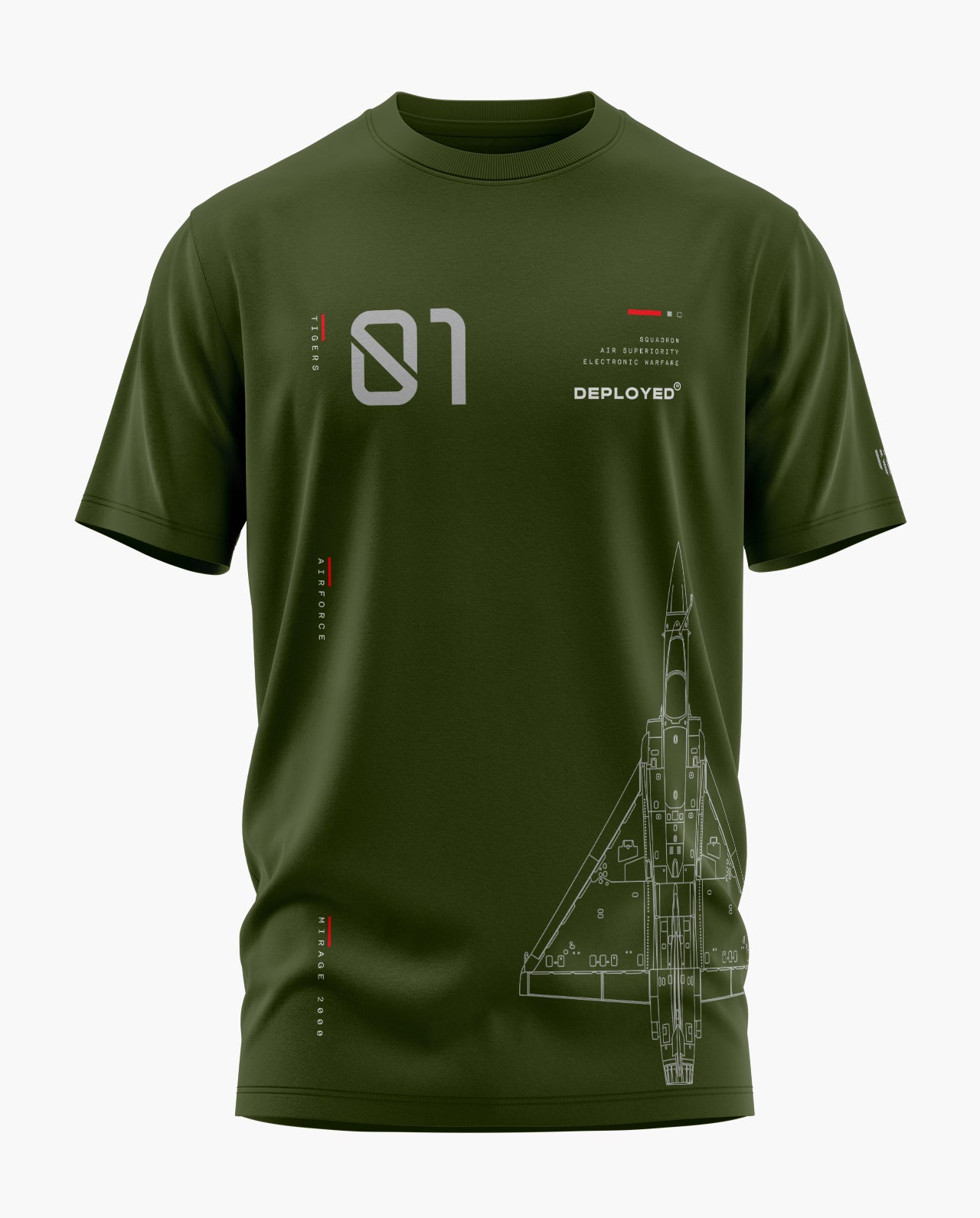 IAF 01 Tactical Signature LuxeSoft Cotton T-Shirt