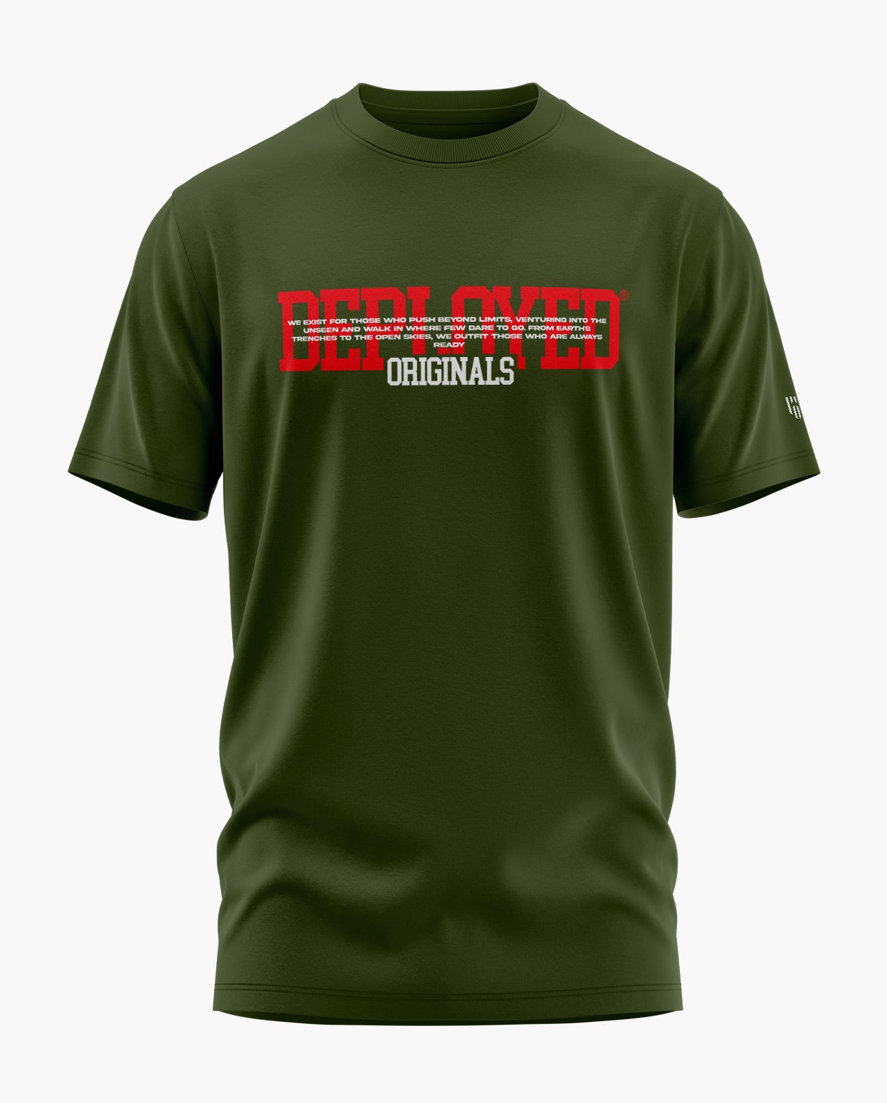 Deployed Manifesto Signature LuxeSoft Cotton T-Shirt