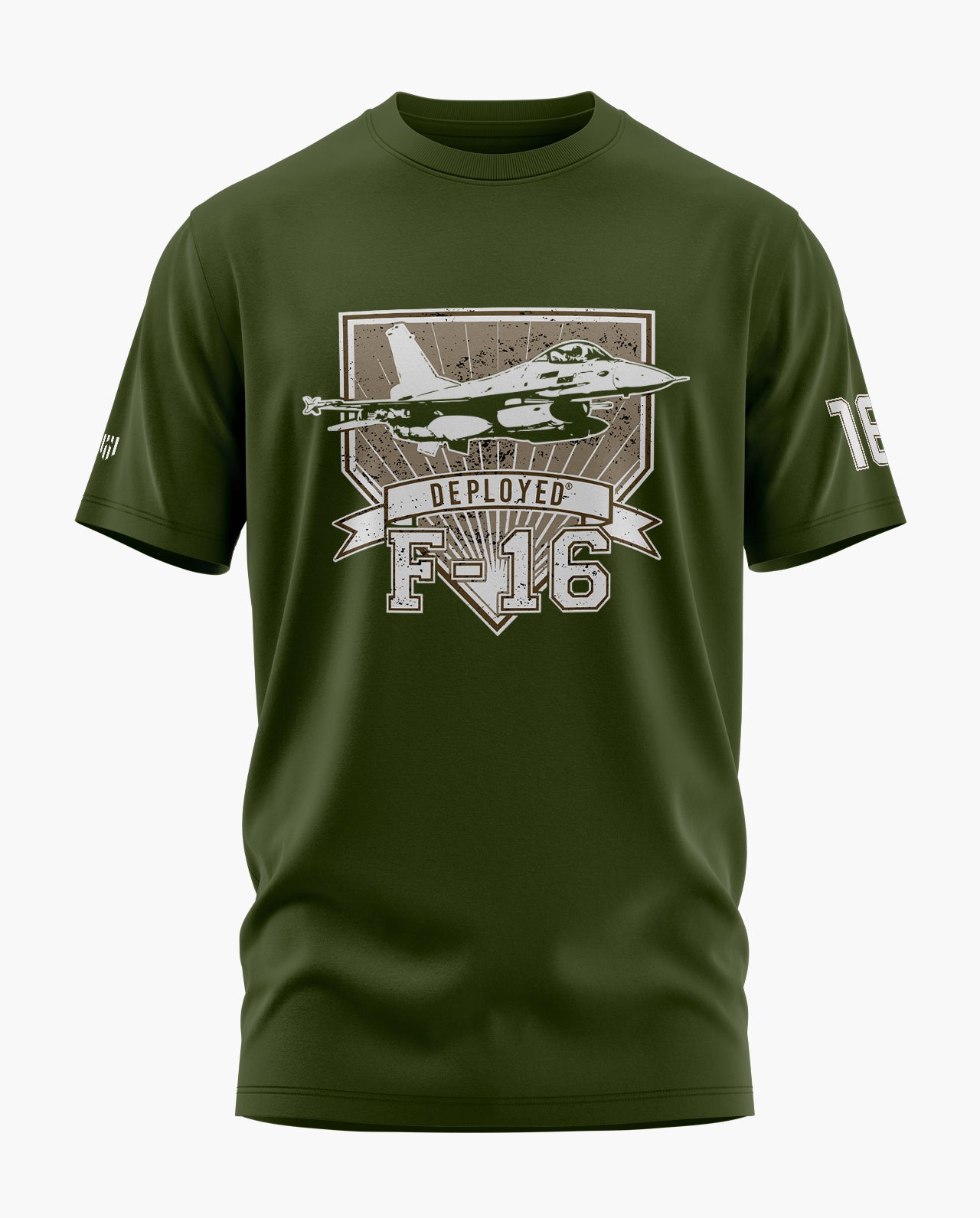 F-16 Falcon Vintage Signature LuxeSoft Cotton T-Shirt