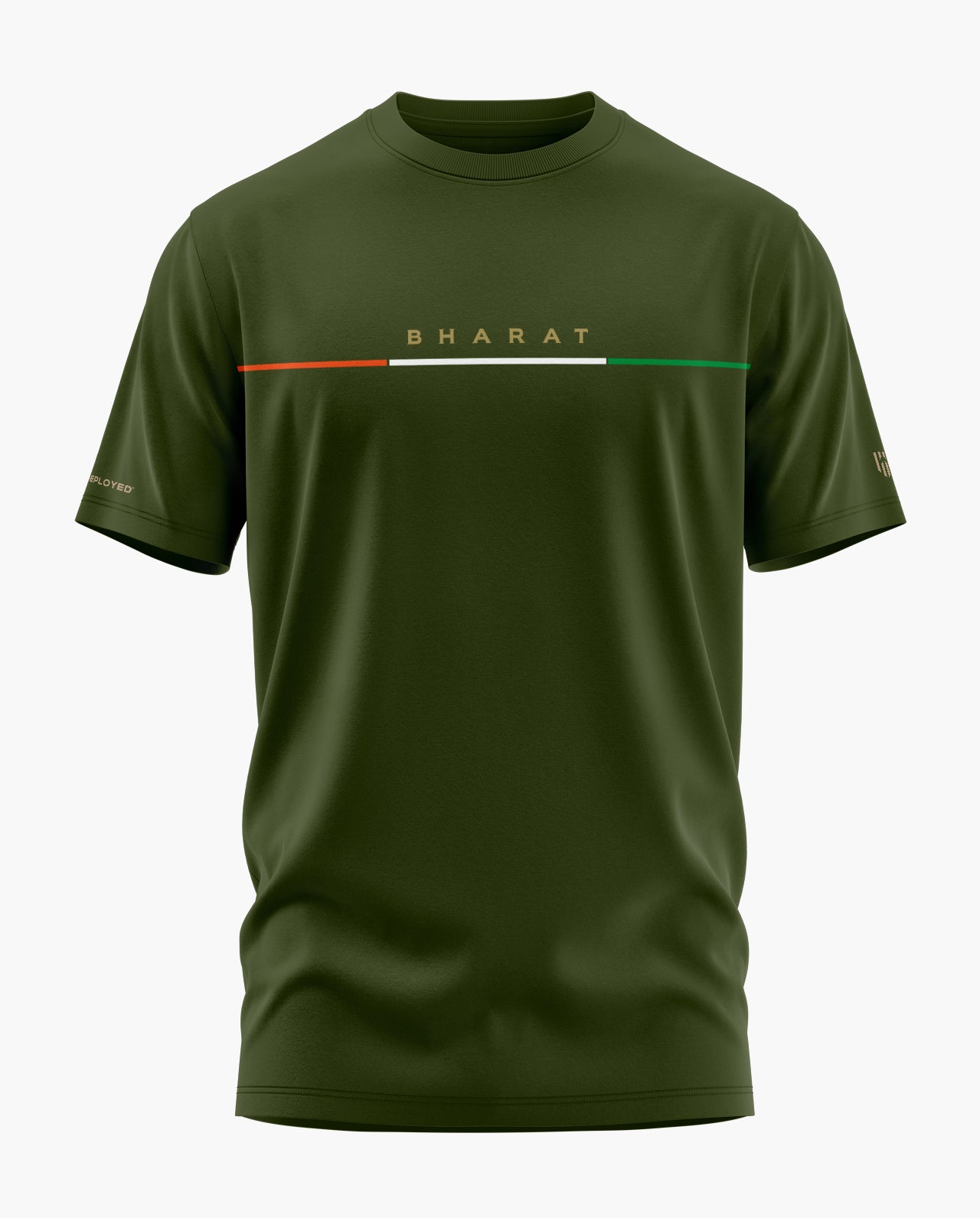 Bharat Tri-Colour Signature LuxeSoft Cotton T-Shirt