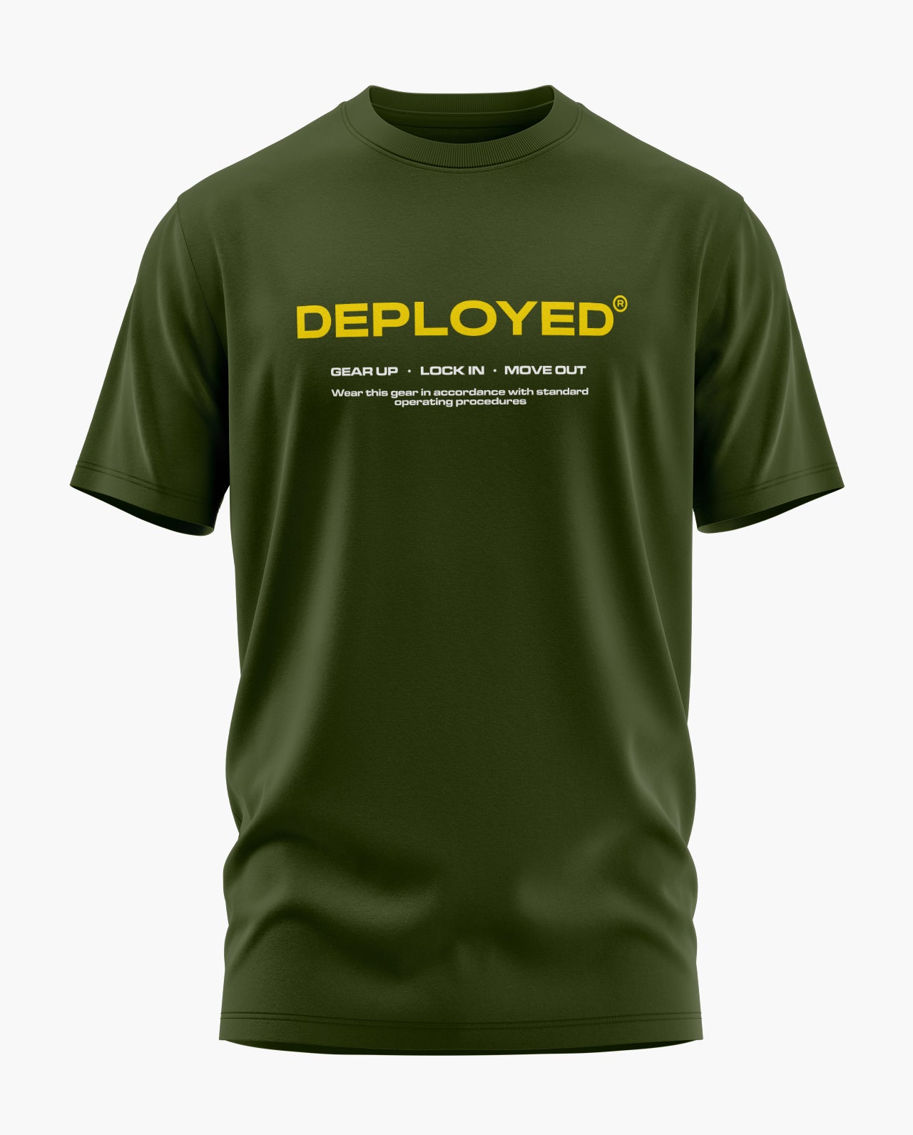 Deployed Geared Up Signature LuxeSoft Cotton T-Shirt