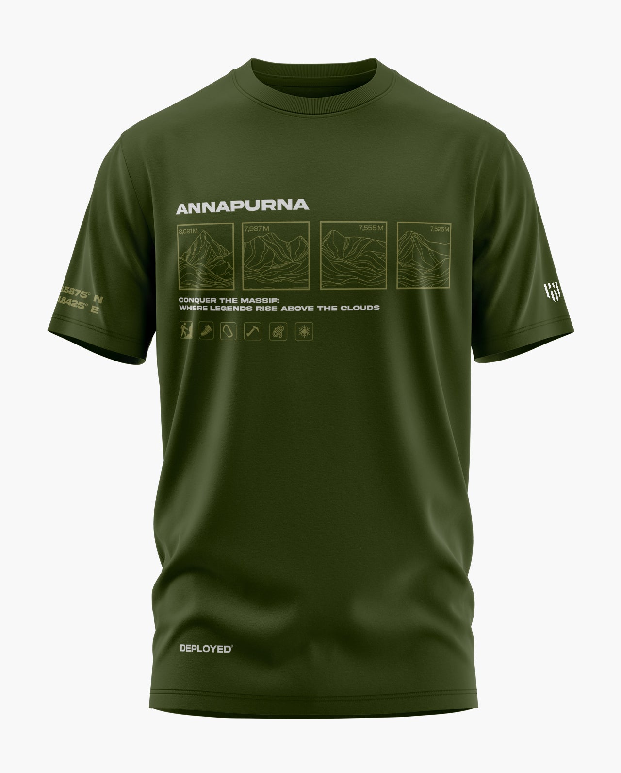 The Annapurna Massif Signature LuxeSoft Cotton T-Shirt