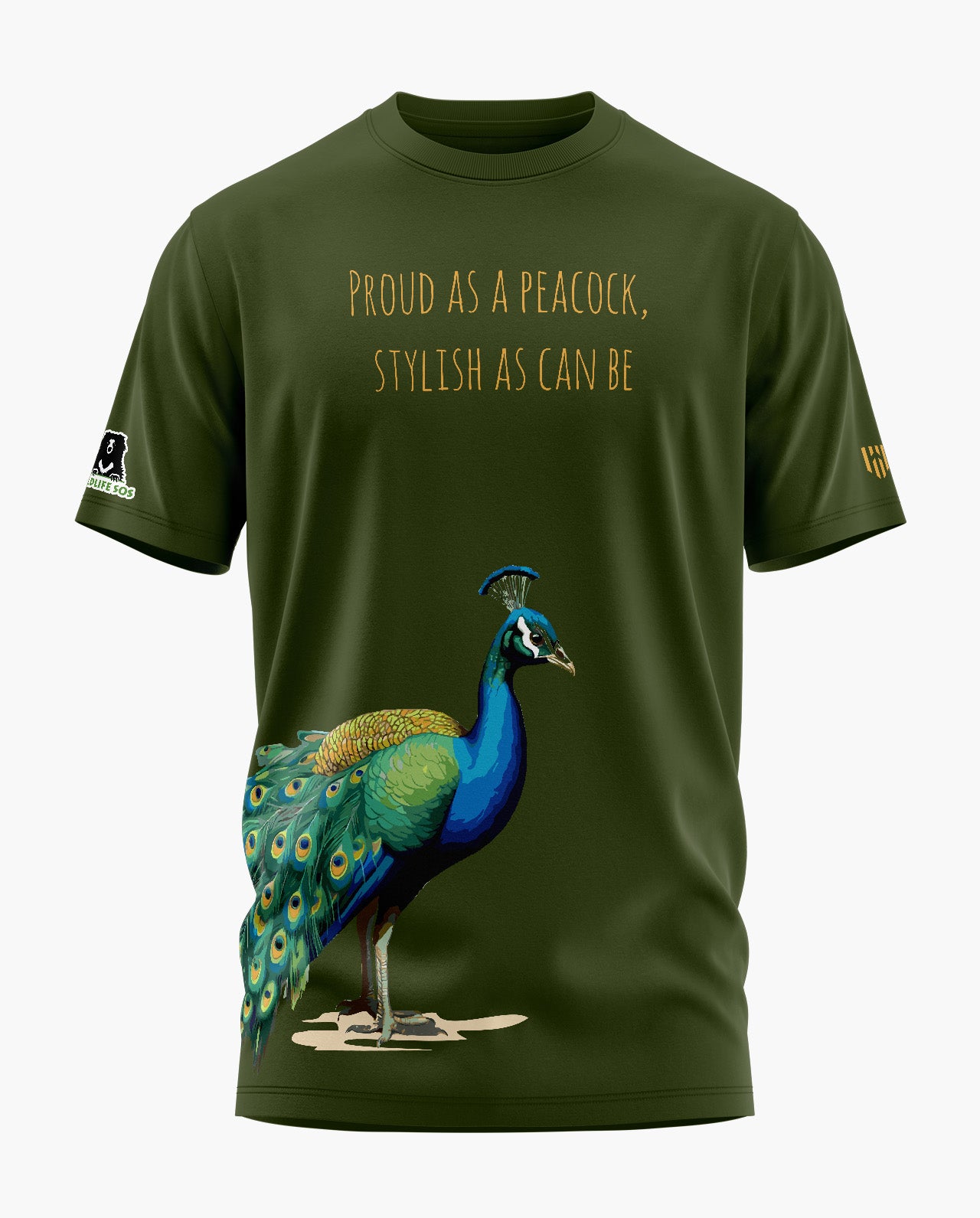 PROUD AS A PEACOCK Signature LuxeSoft Cotton T-Shirt