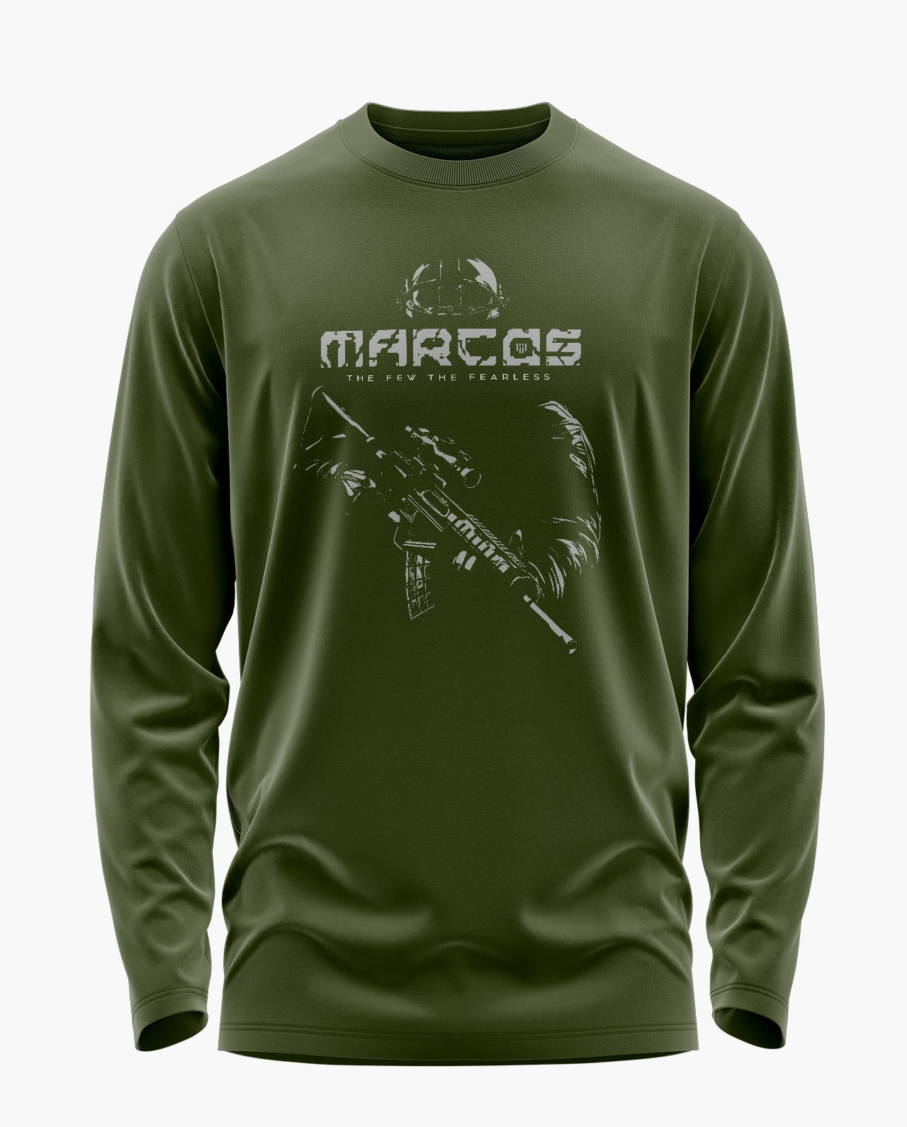 Marcos Sf Signature Luxesoft Cotton Full Sleeve T-Shirt