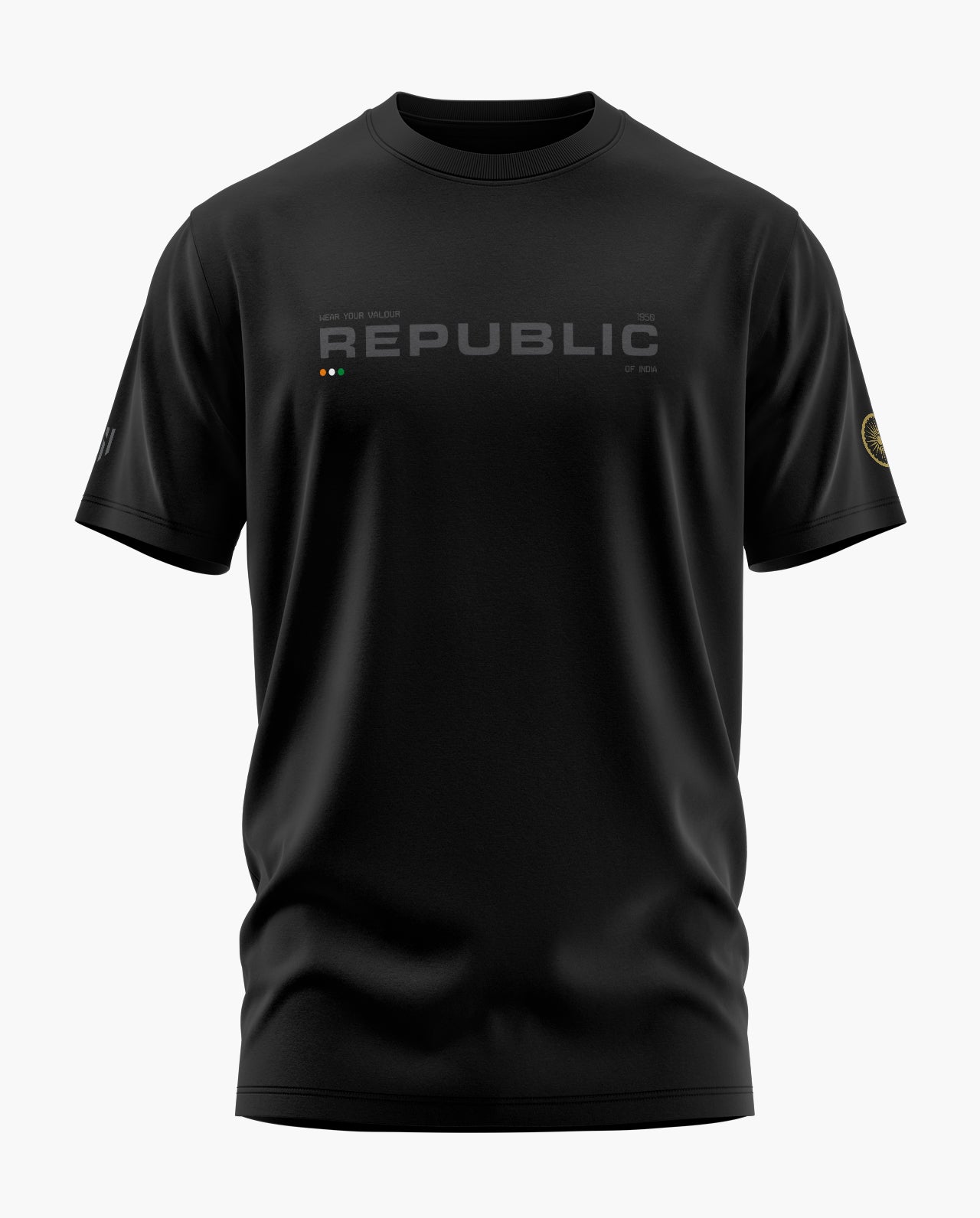 REPUBLIC OF INDIA 1950 Signature LuxeSoft Cotton T-Shirt