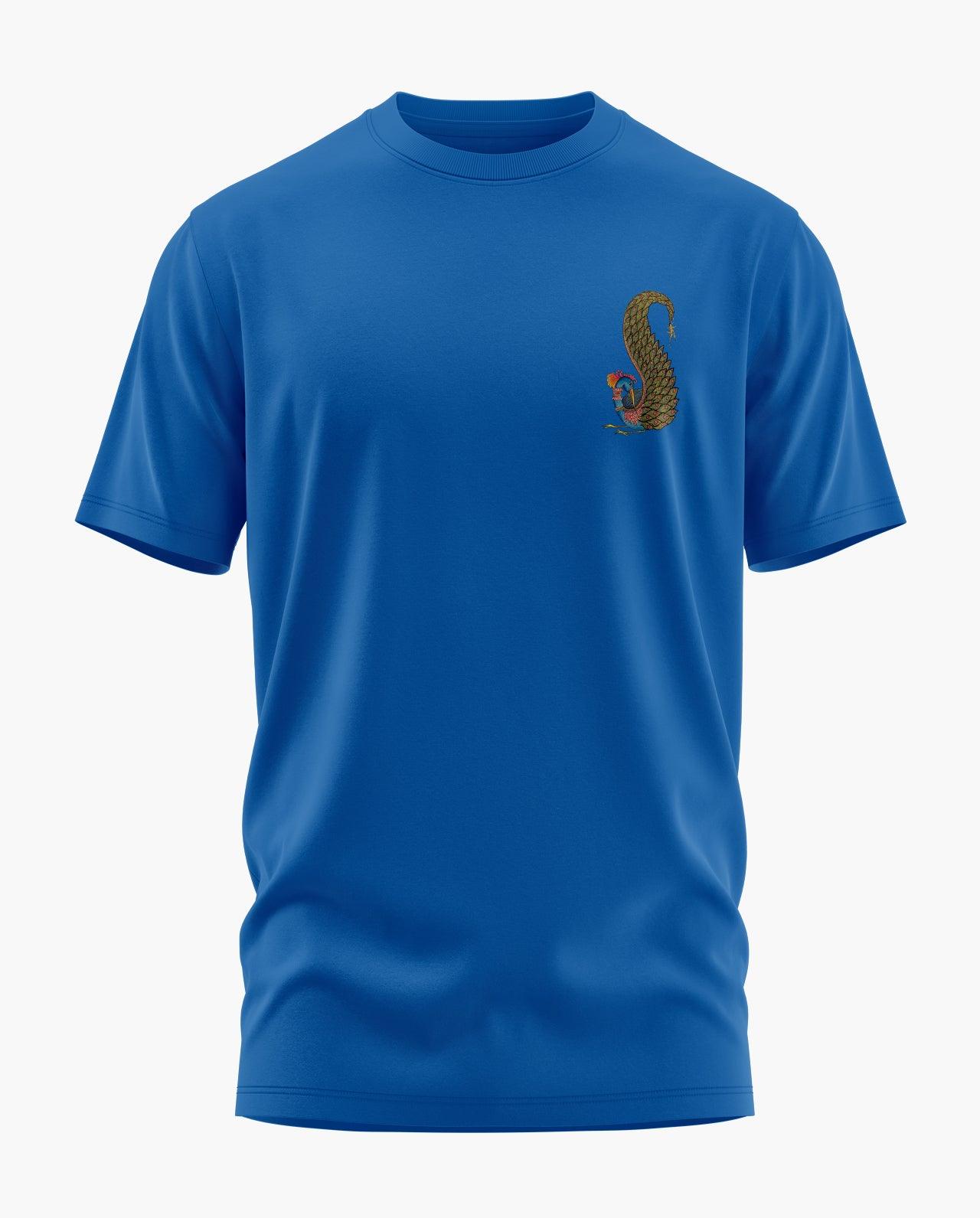 Peacock Postal Stamp T-Shirt - Aero Armour