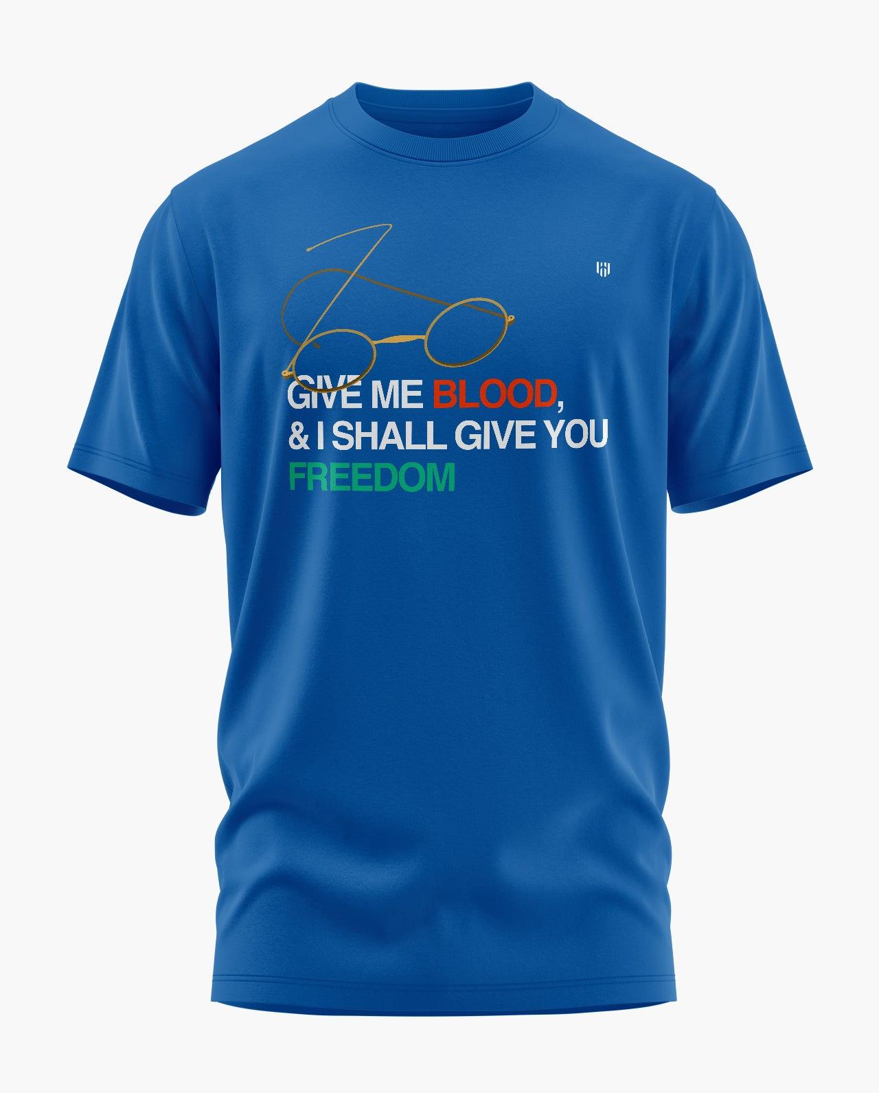 Netaji Quote T-Shirt - Aero Armour
