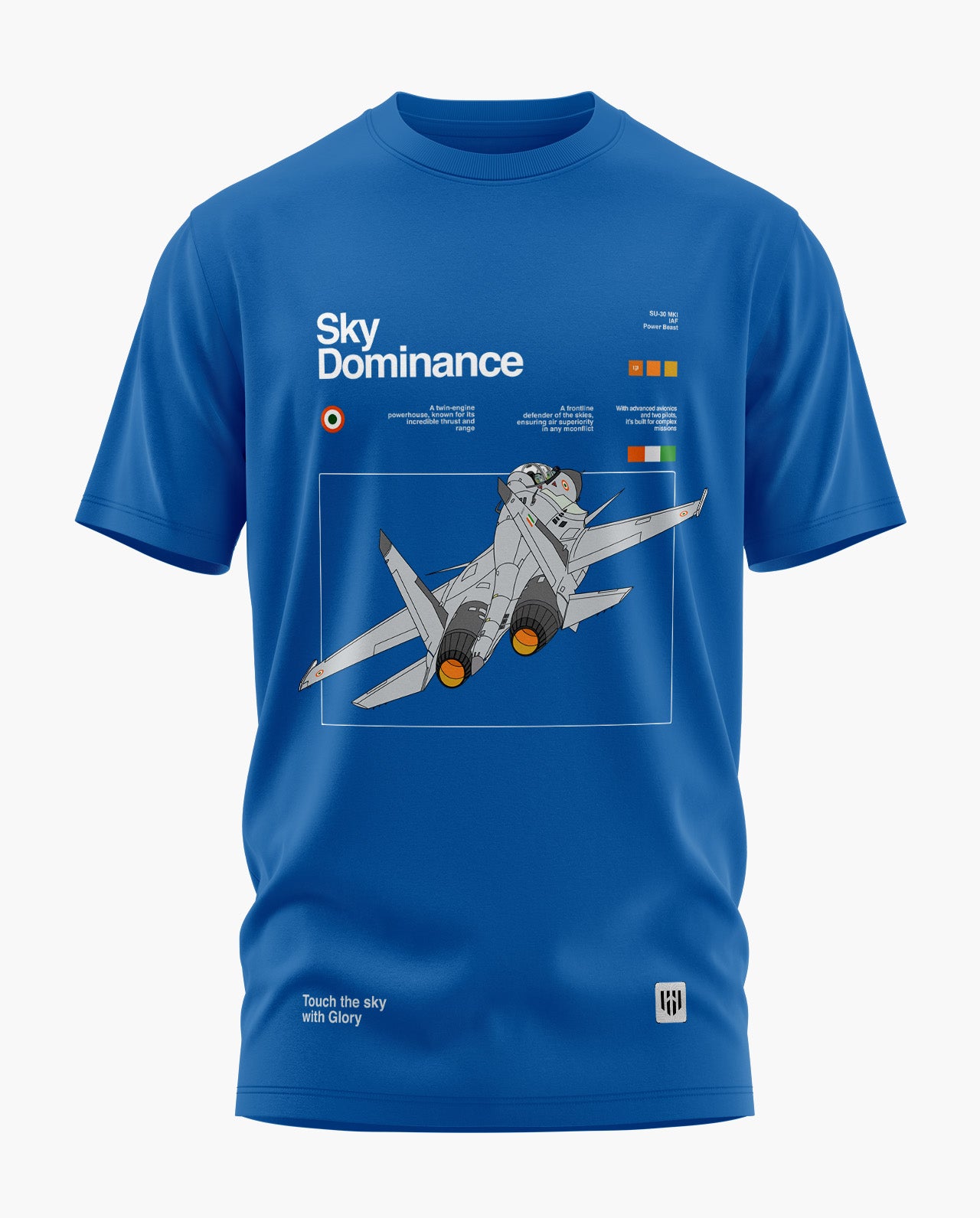 SU-30 MKI- SKY DOMINANCE Signature LuxeSoft Cotton T-Shirt
