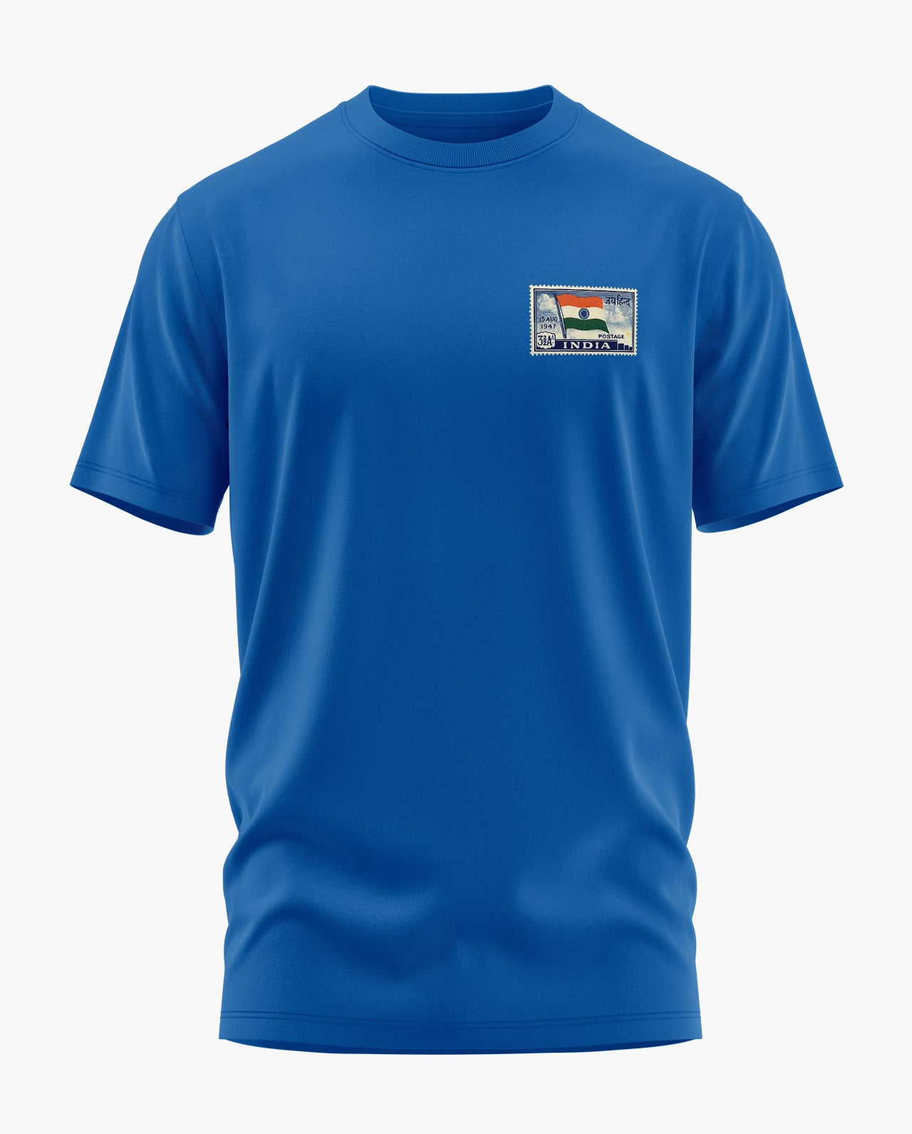 INDIA POSTAL STAMP Signature LuxeSoft Cotton T-Shirt