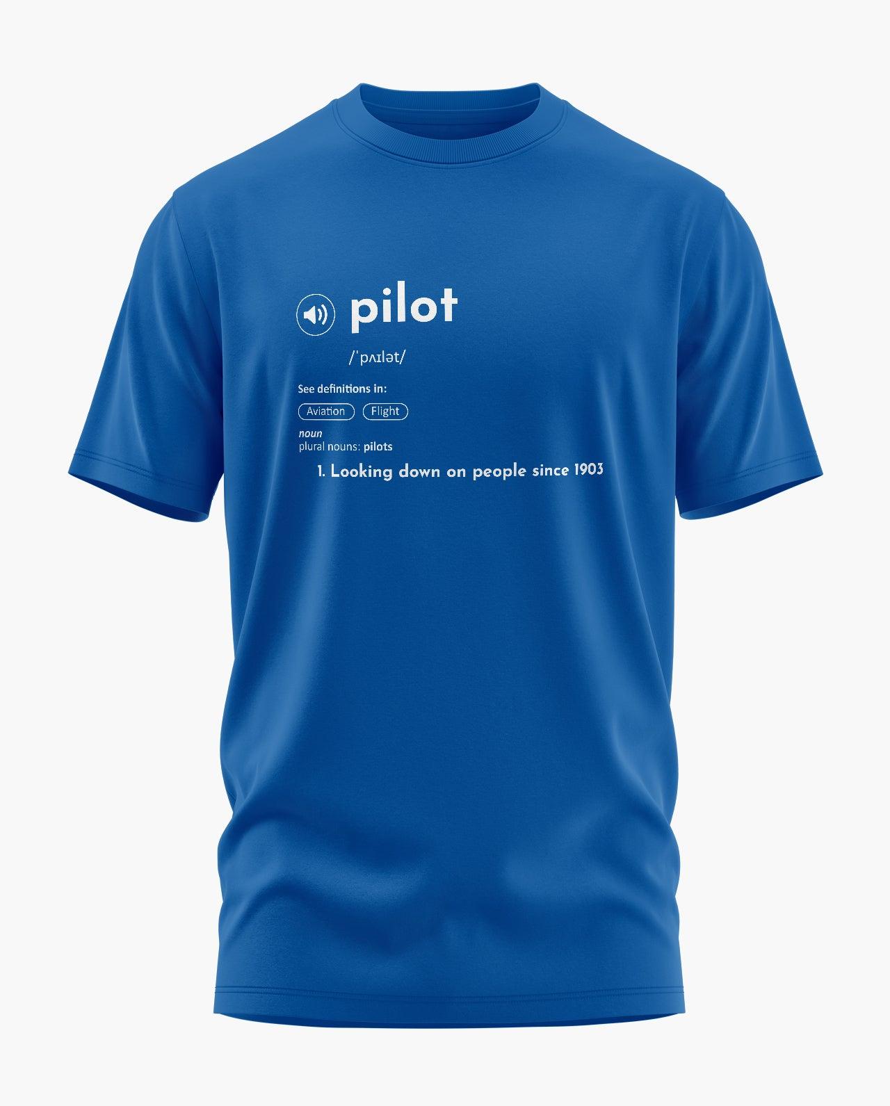 Definition of a Pilot Signature LuxeSoft Cotton T-Shirt