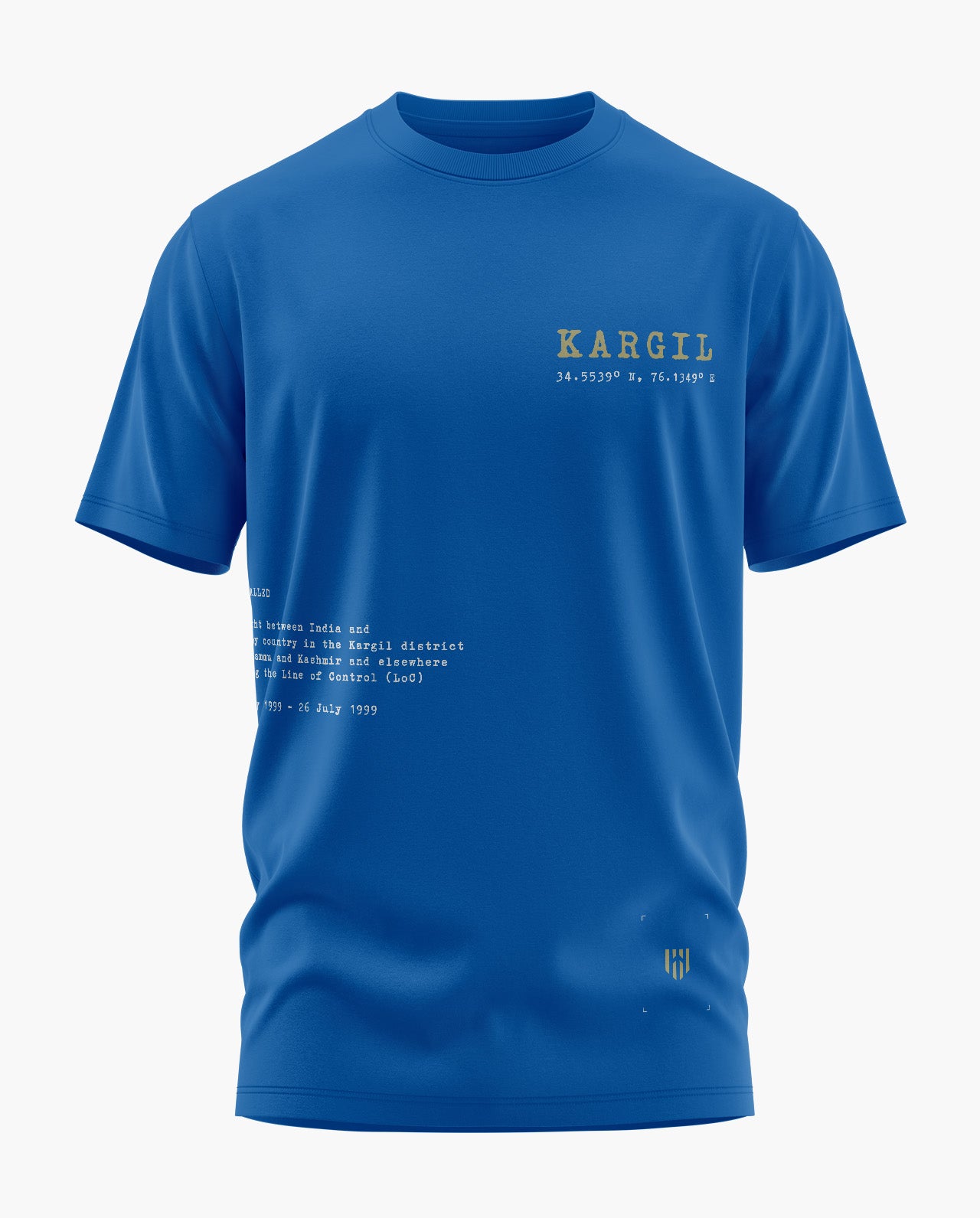 KARGIL War 1999 Signature LuxeSoft Cotton T-Shirt