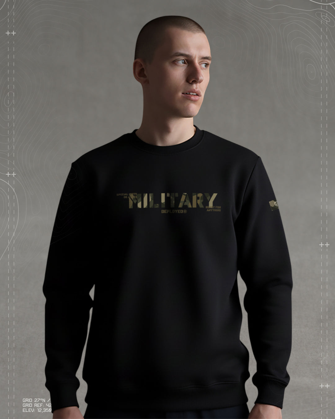 SR Camo 014 Lightweight Premium Sweatshirt