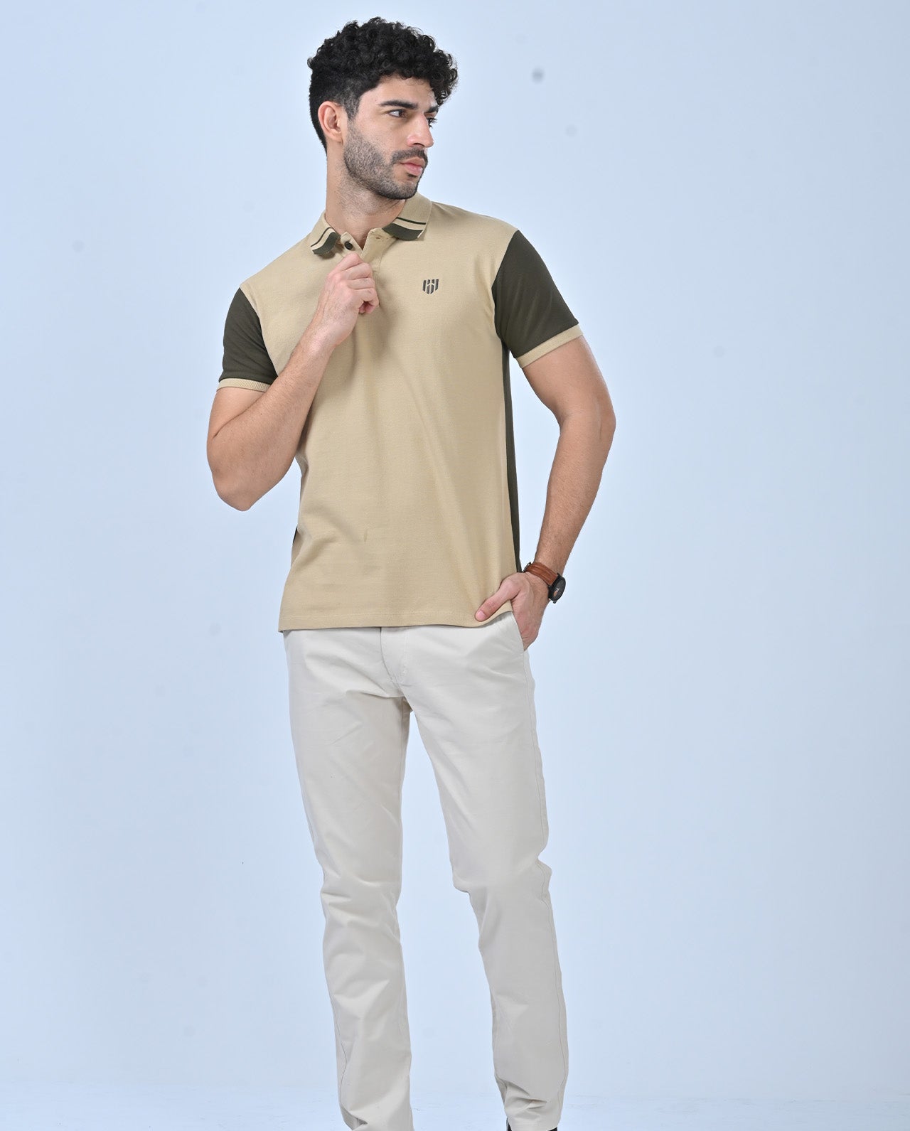Deployed Organic Retro Polo T-Shirt