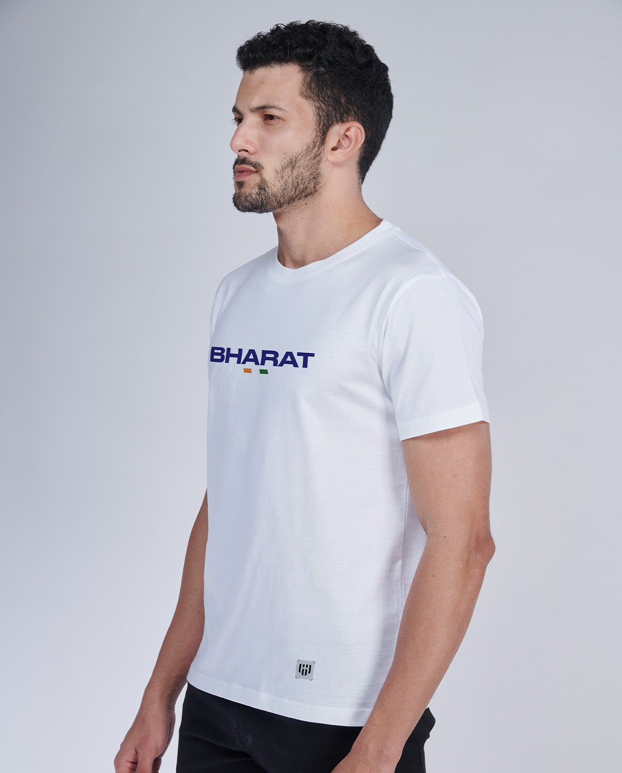 Bharat Tricolour Signature LuxeSoft Cotton T-Shirt