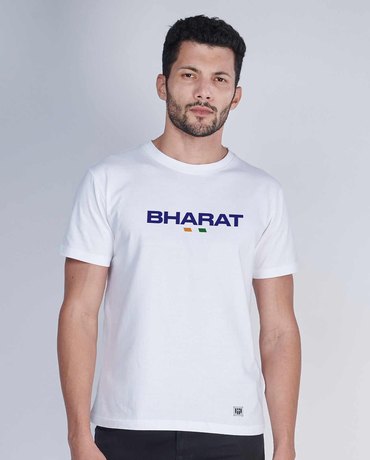 Bharat Tricolour Signature LuxeSoft Cotton T-Shirt