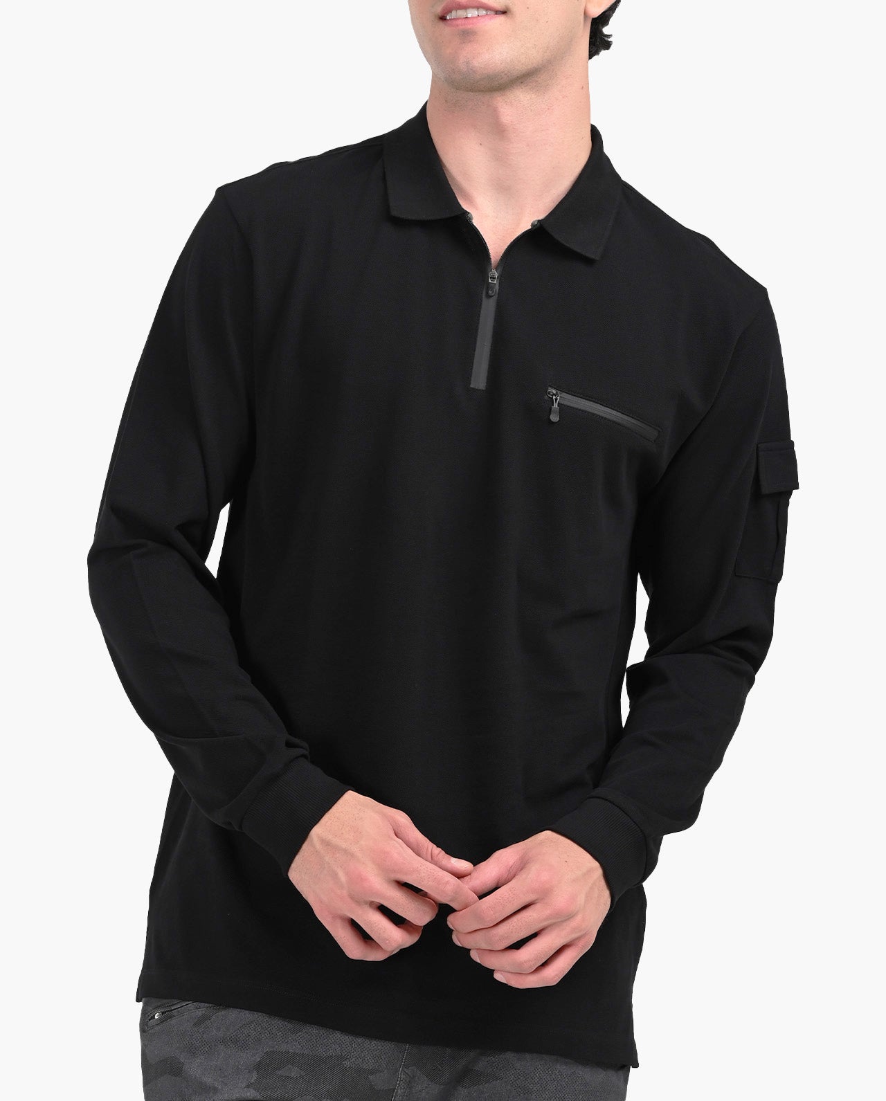 Deployed Utility Full Sleeve Polo T-Shirt