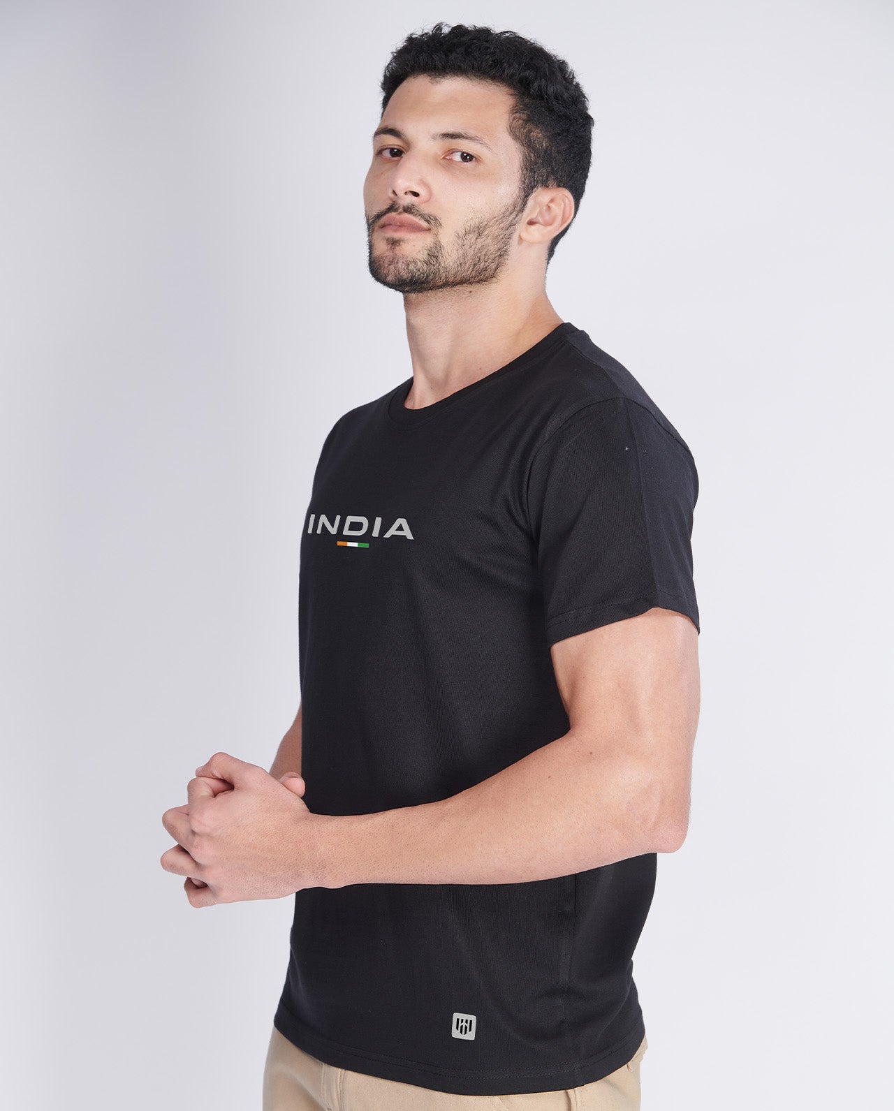 India Tricolour Signature LuxeSoft Cotton T-Shirt