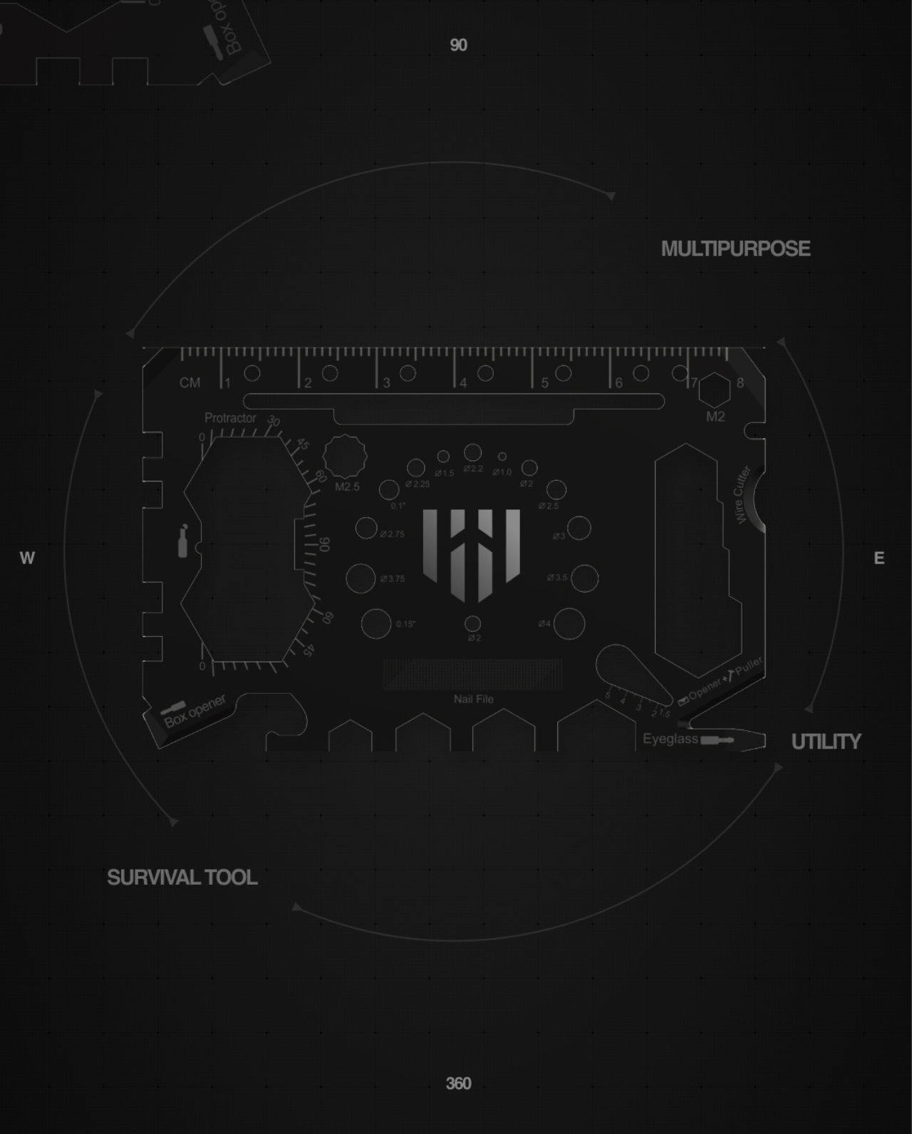 Stainless Steel TACTICARD