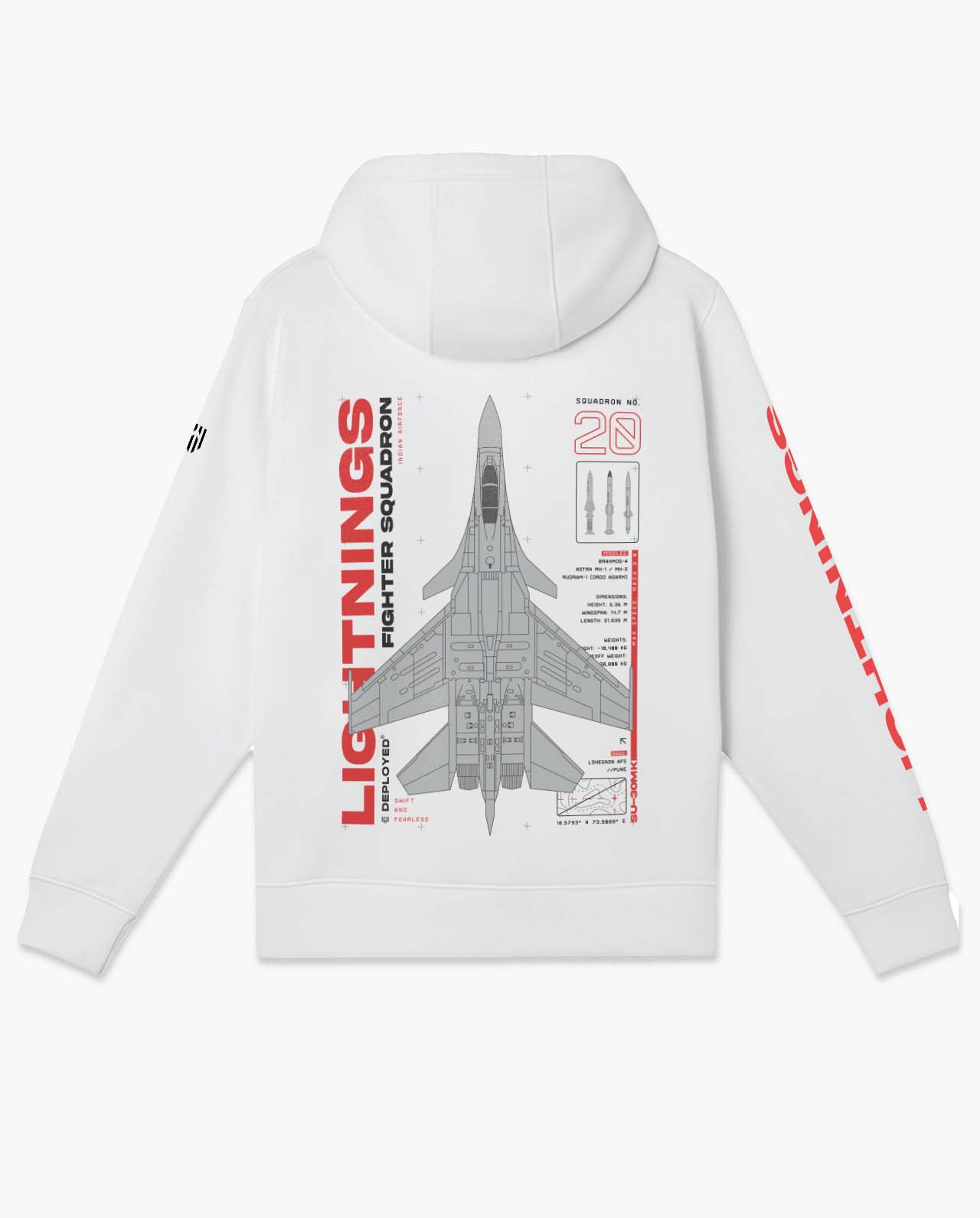 Lightnings Sqdn Zipper Hoodie
