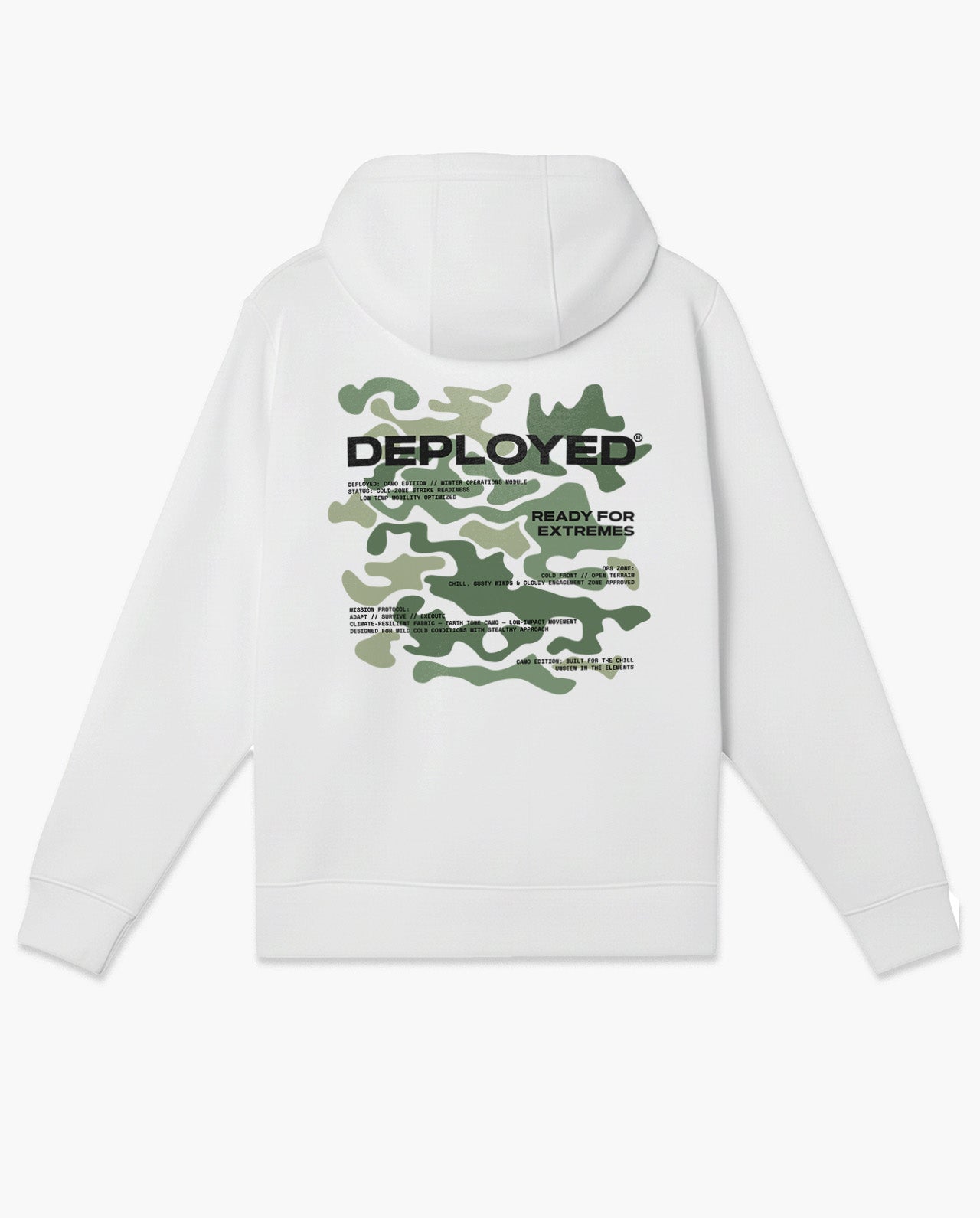 SR Camo 005 Zipper Hoodie