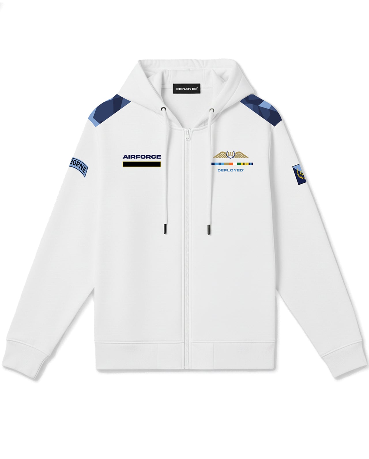 Custom Airforce Uniform Zipper Hoodie