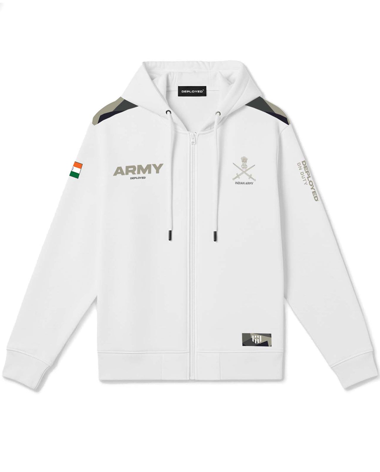 Army Deployed Zipper Hoodie