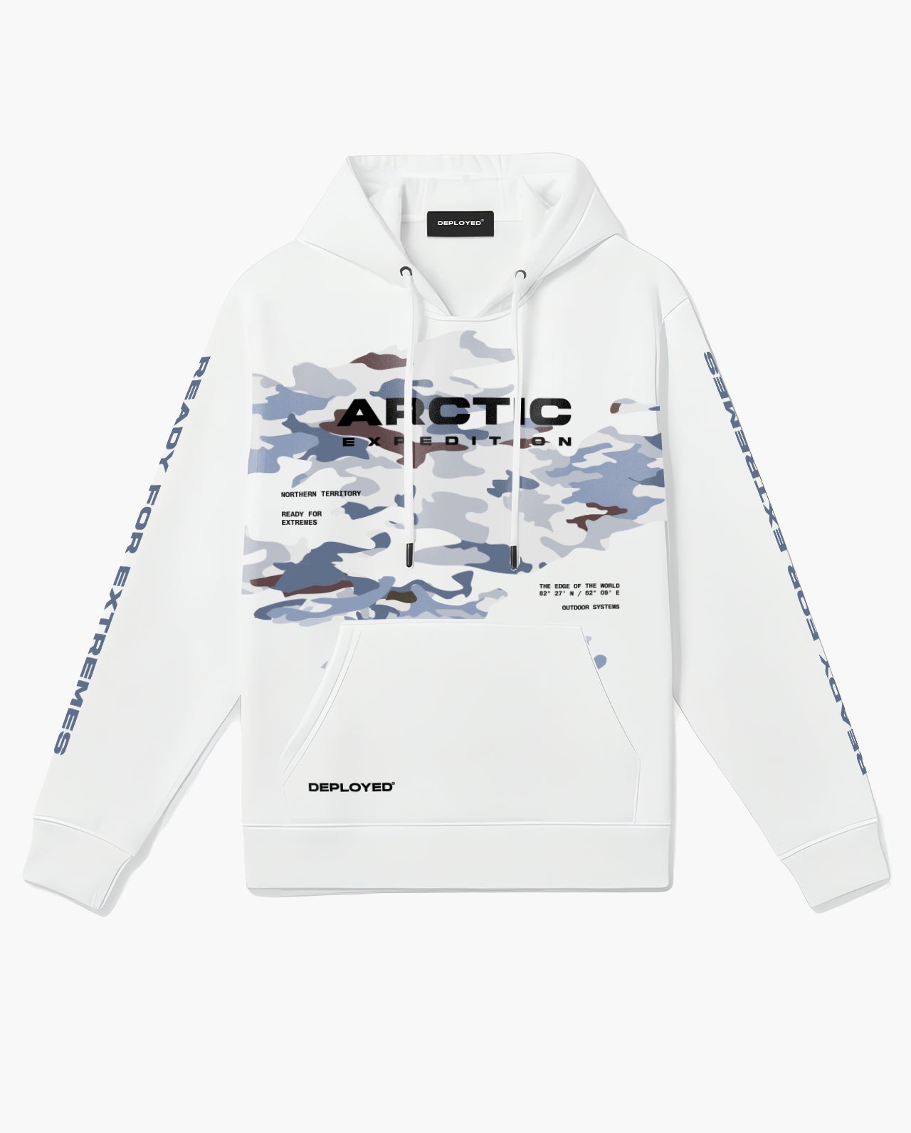 Arctic Expedition Camo Snow Soft Premium Hoodie