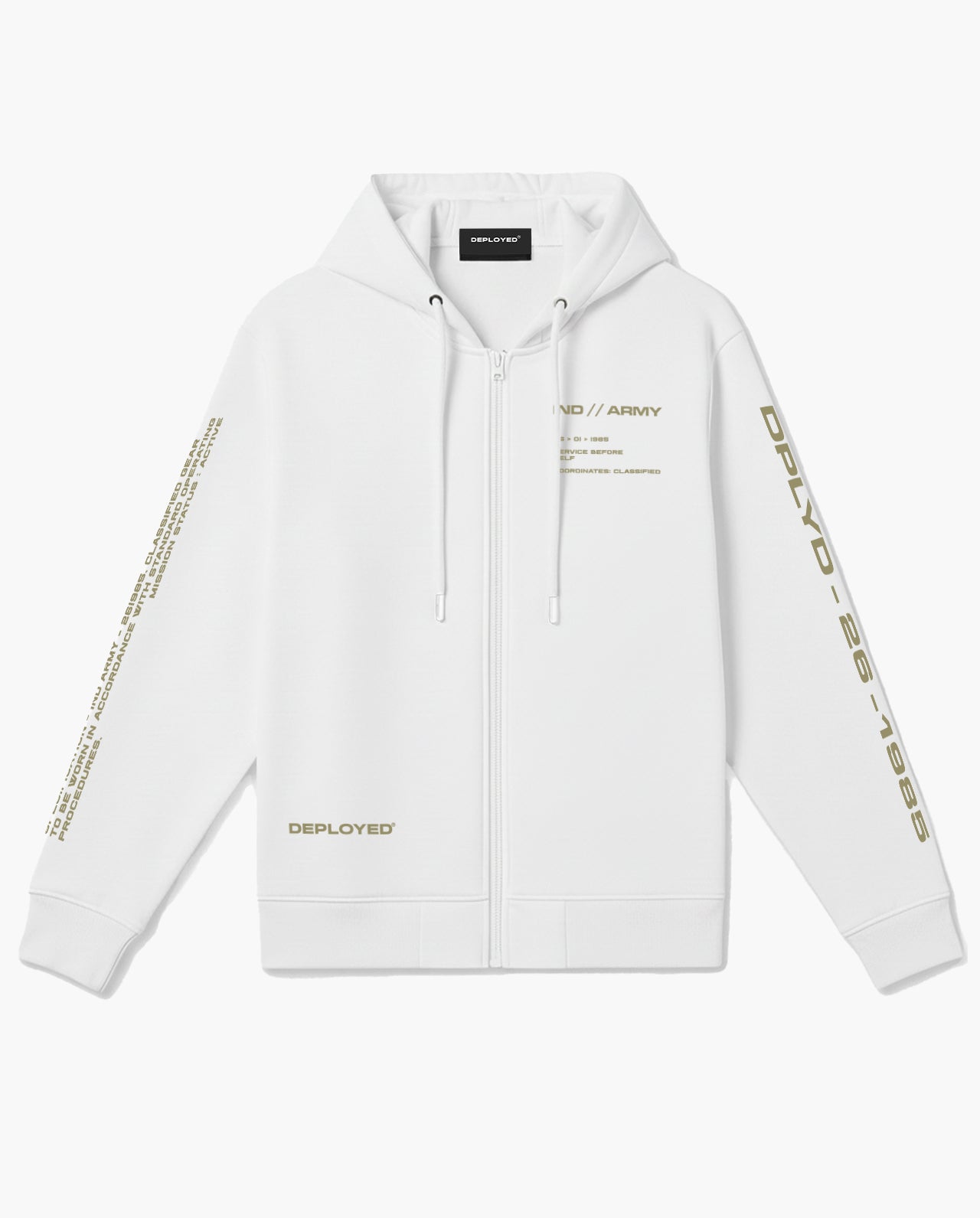 Indian Army Zipper Hoodie