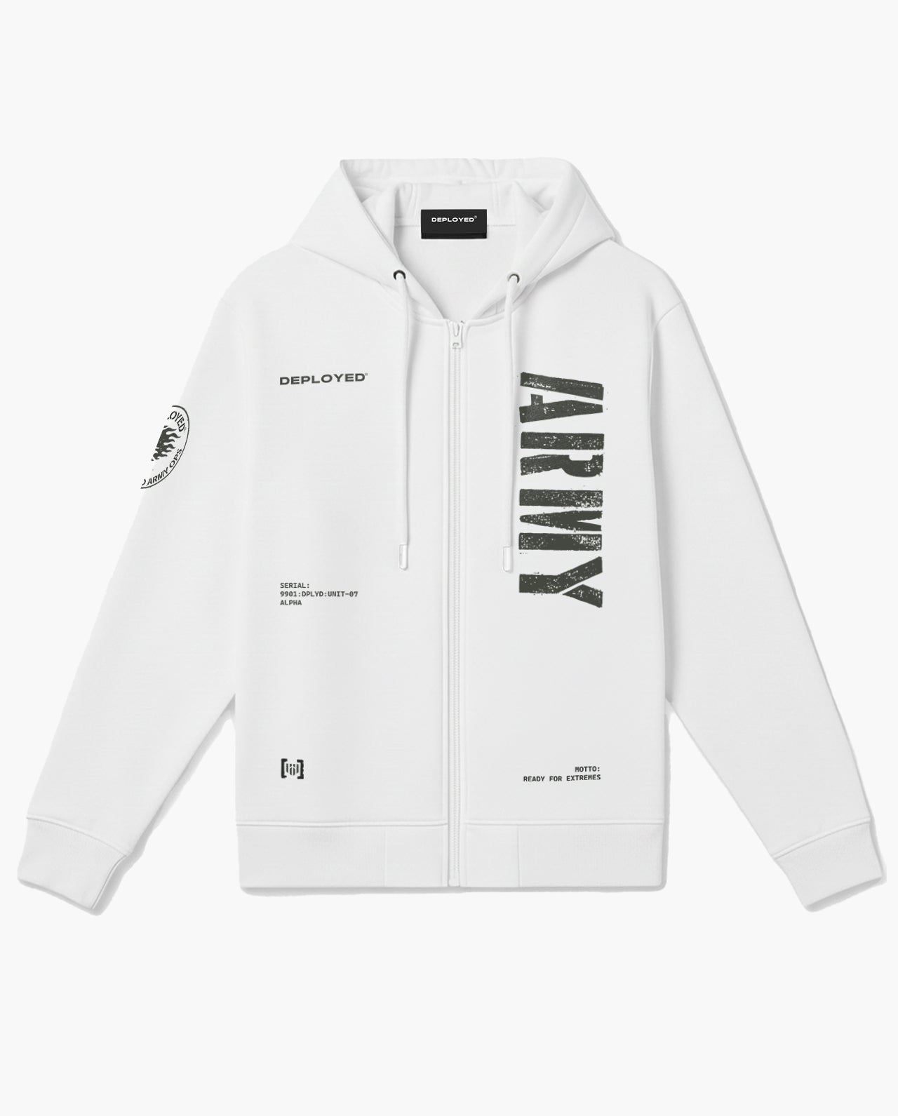Deployed Army Unit-07 Zipper Hoodie