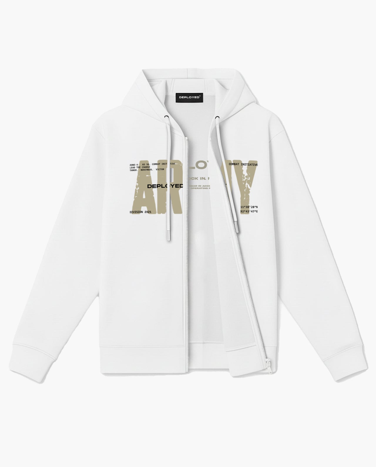 Army Tactical Zipper Hoodie