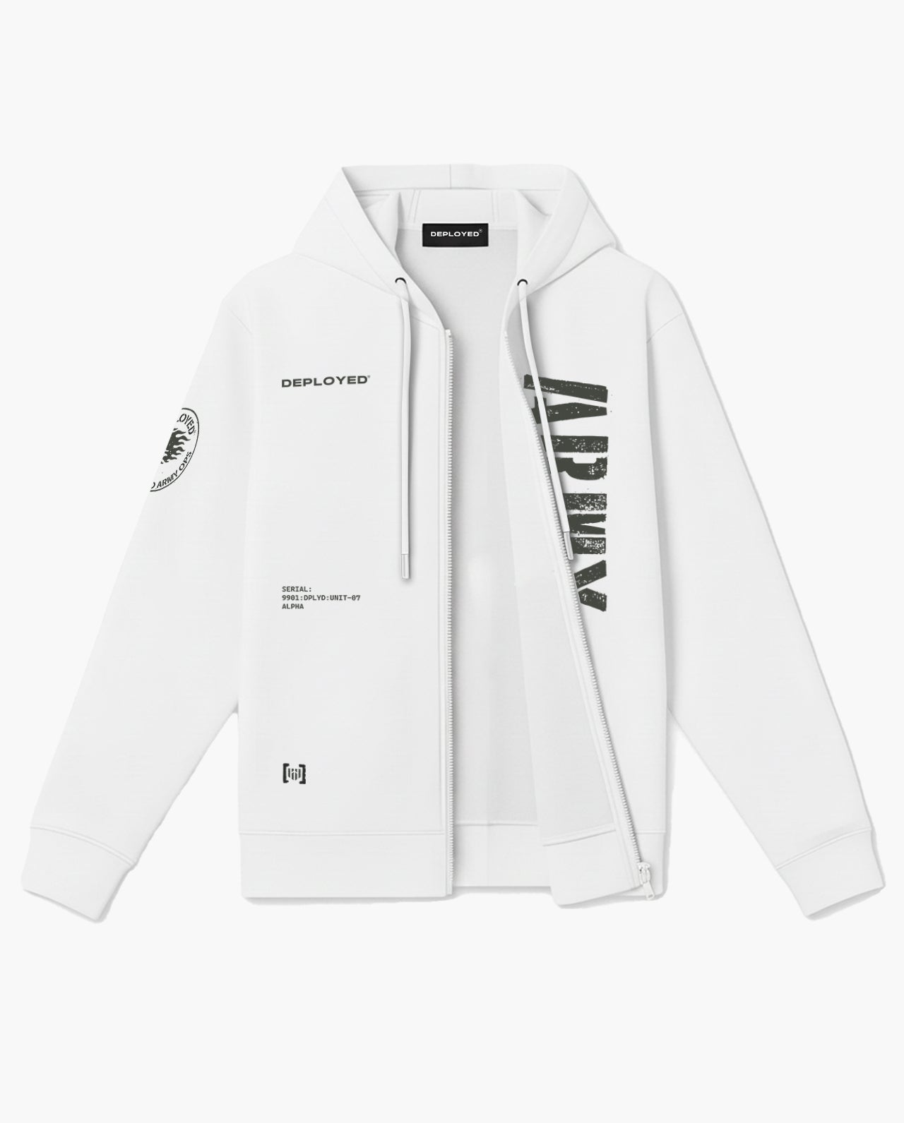 Deployed Army Unit-07 Zipper Hoodie