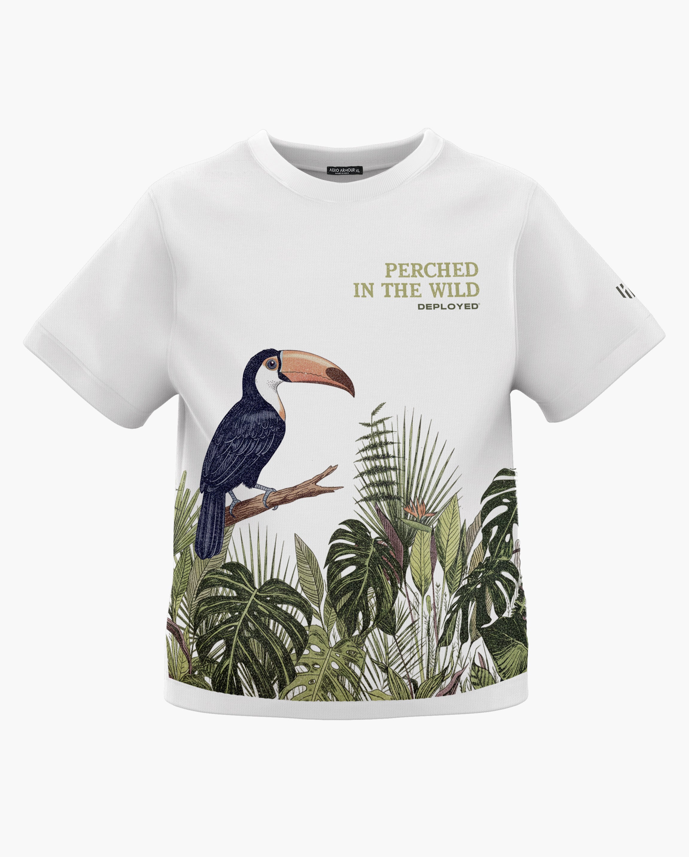 Perched In The Wild Kids T-Shirt