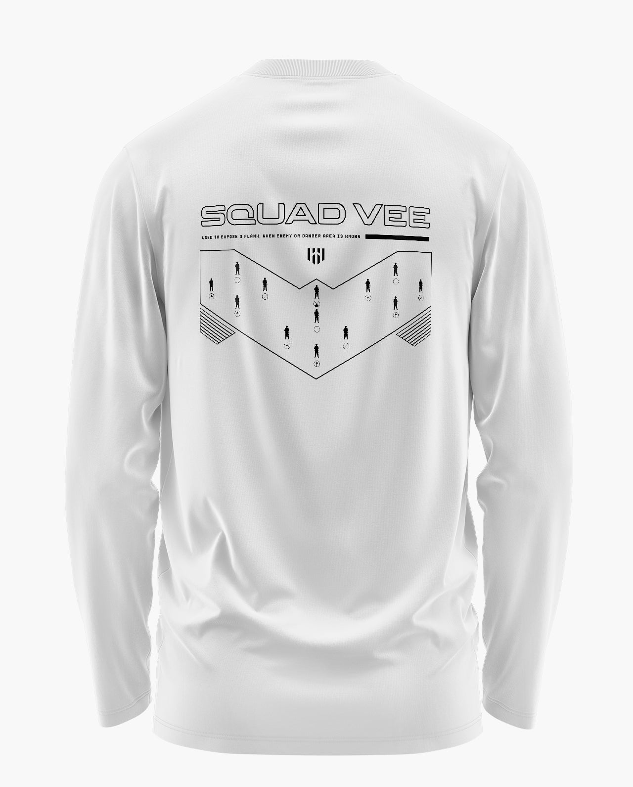 Squad Vee Signature Luxesoft Cotton Full Sleeve T-Shirt