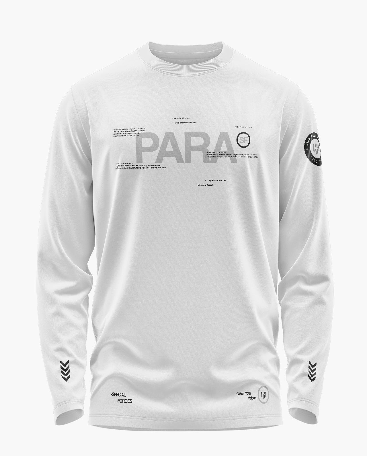 Para Sf Special Edition Signature Luxesoft Cotton Full Sleeve T-Shirt - CS