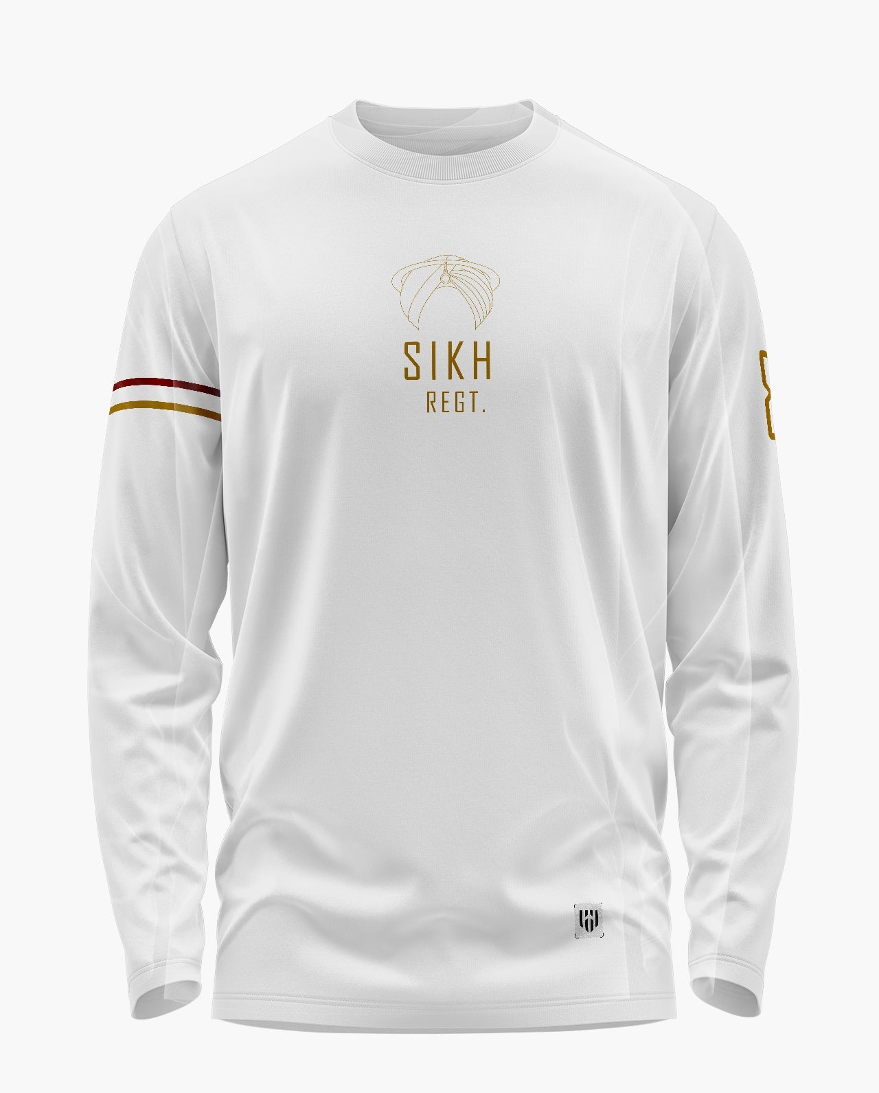 8 Sikh Regt Signature Luxesoft Cotton Full Sleeve T-Shirt - CS