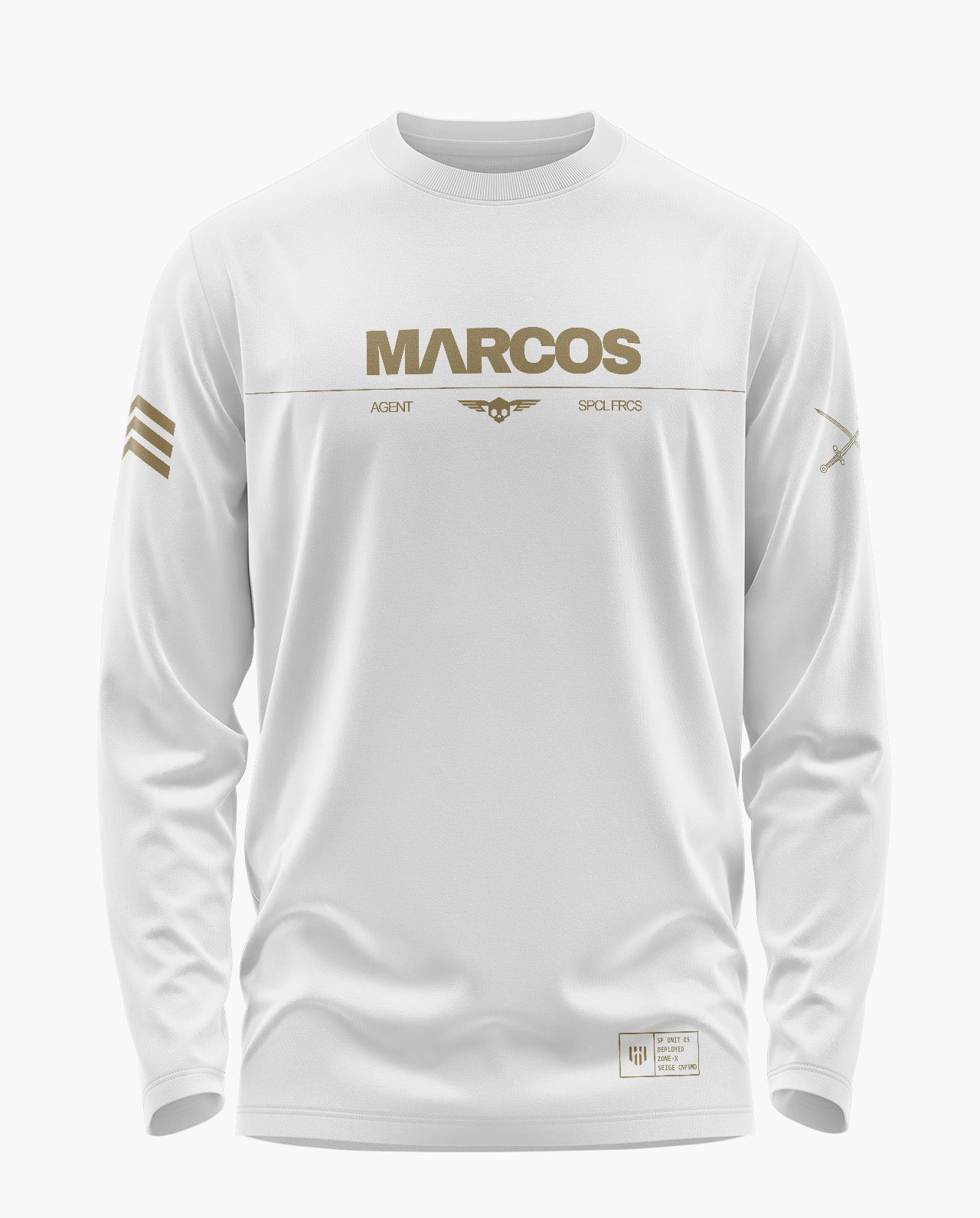Marcos Special Agent Signature Luxesoft Cotton Full Sleeve T-Shirt