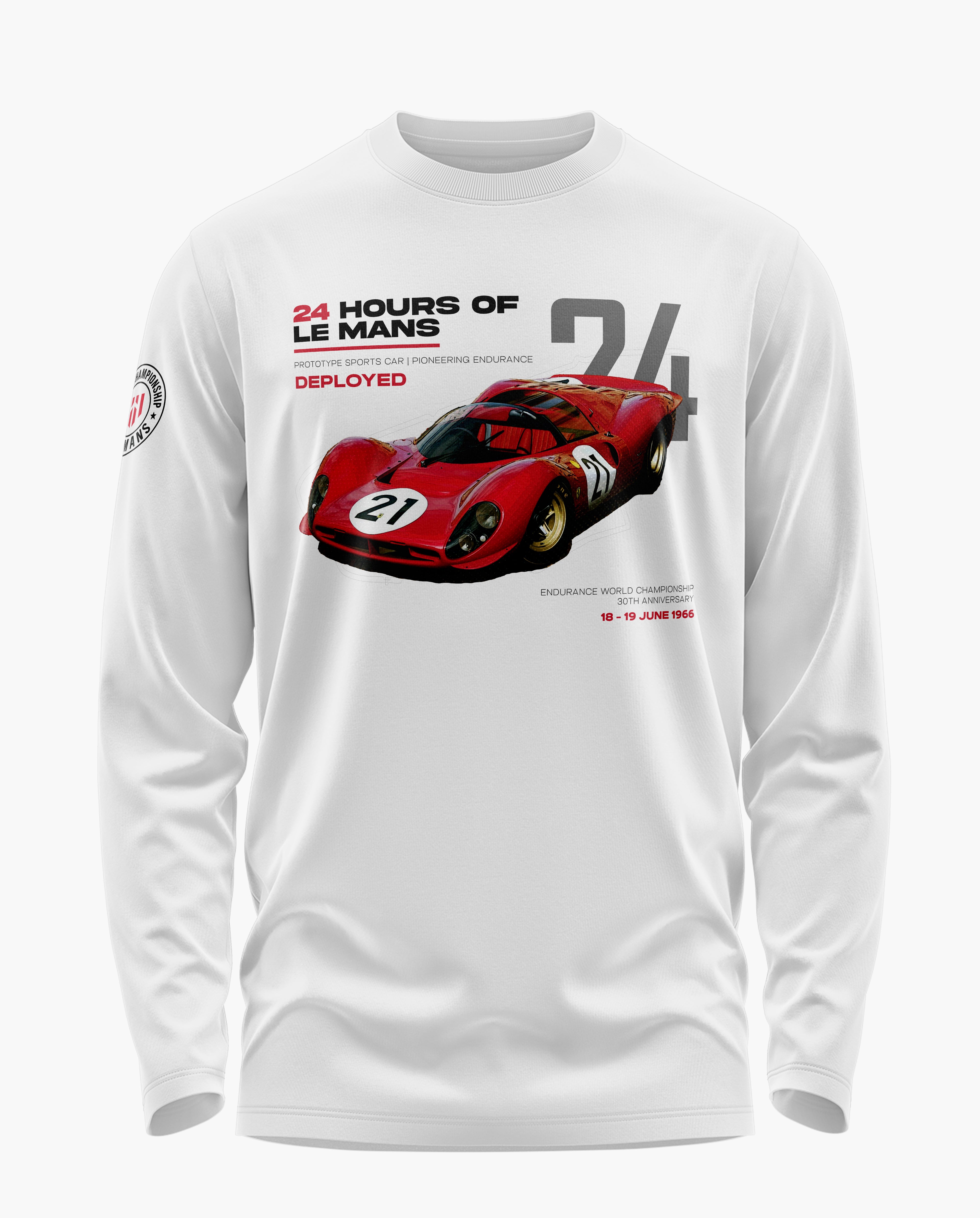 Red Circuit Carnage Signature Luxesoft Cotton Full Sleeve T-Shirt