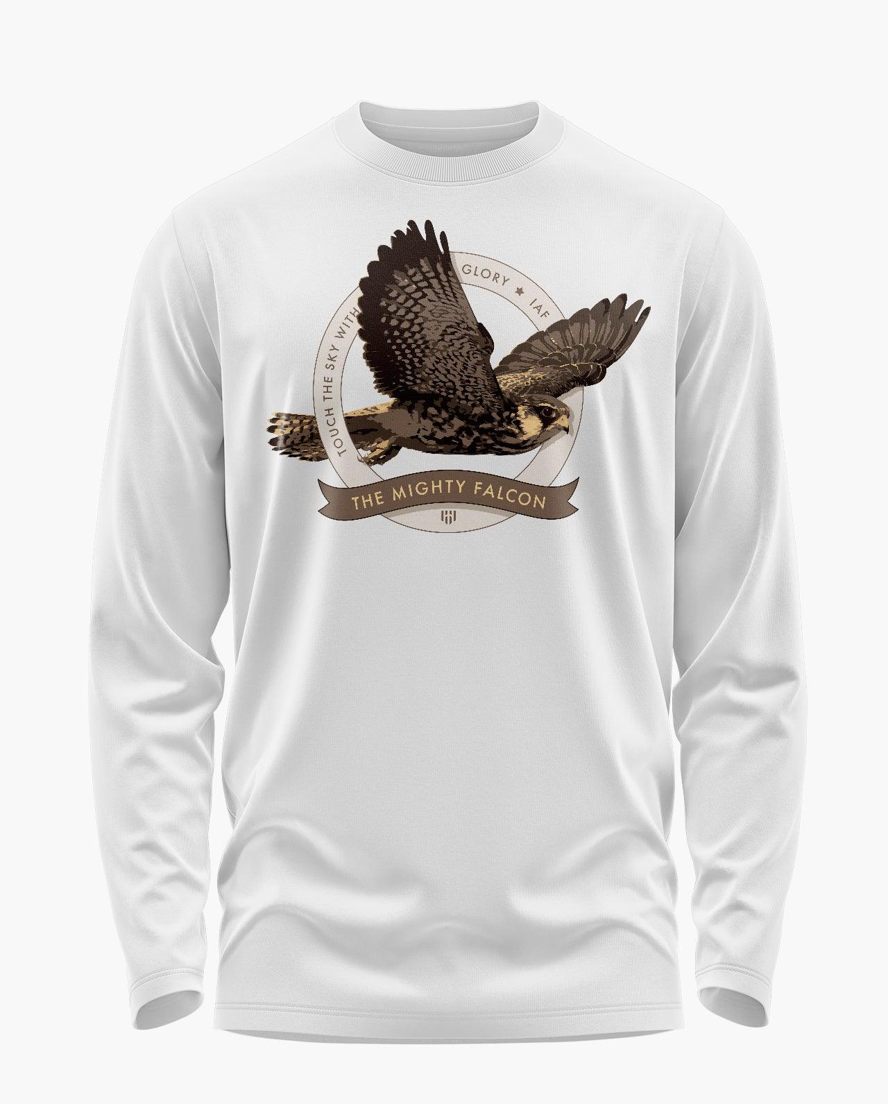 Mighty Falcon Signature Luxesoft Cotton Full Sleeve T-Shirt - CS