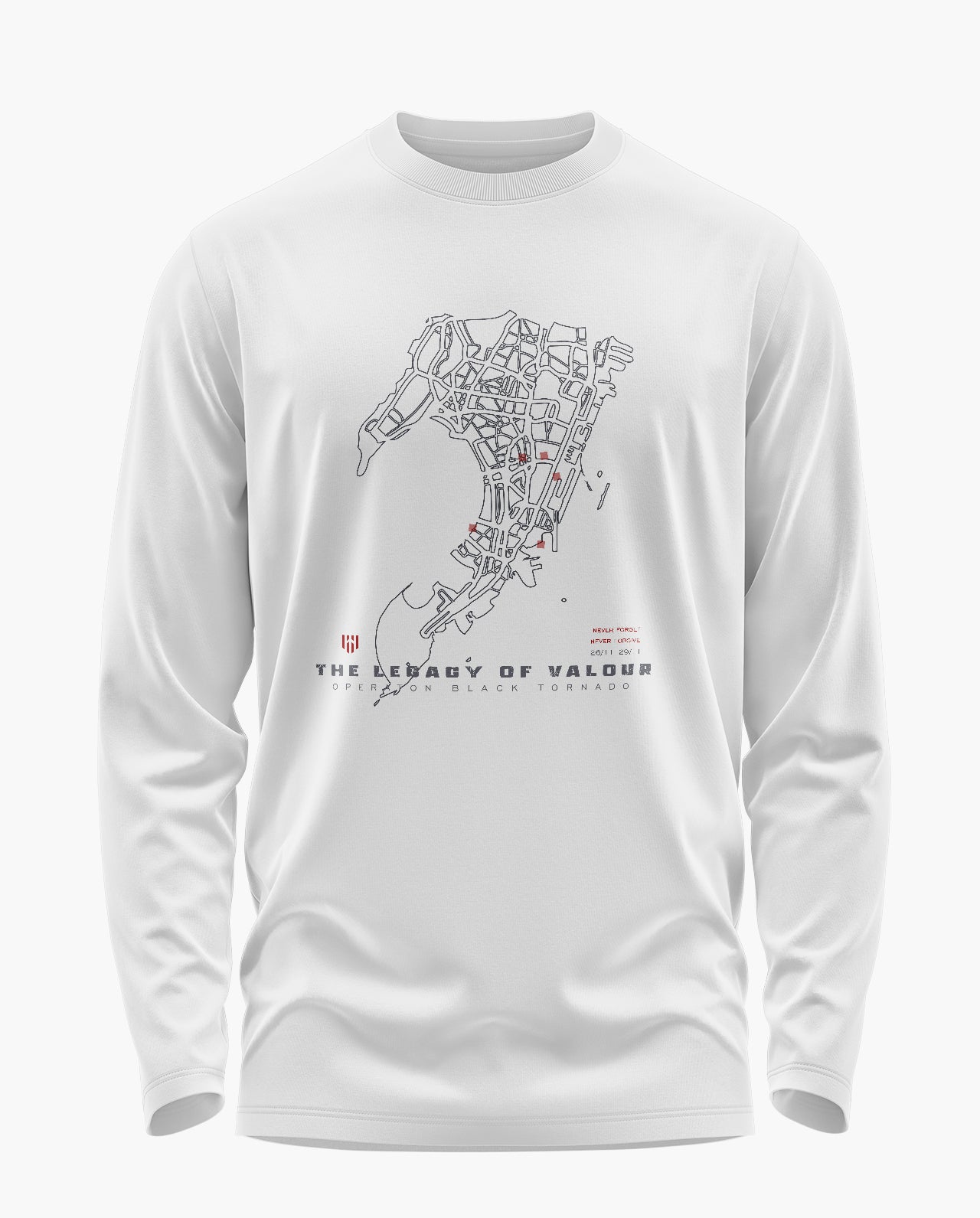 The Legacy Of Valour Se Signature Luxesoft Cotton Full Sleeve T-Shirt