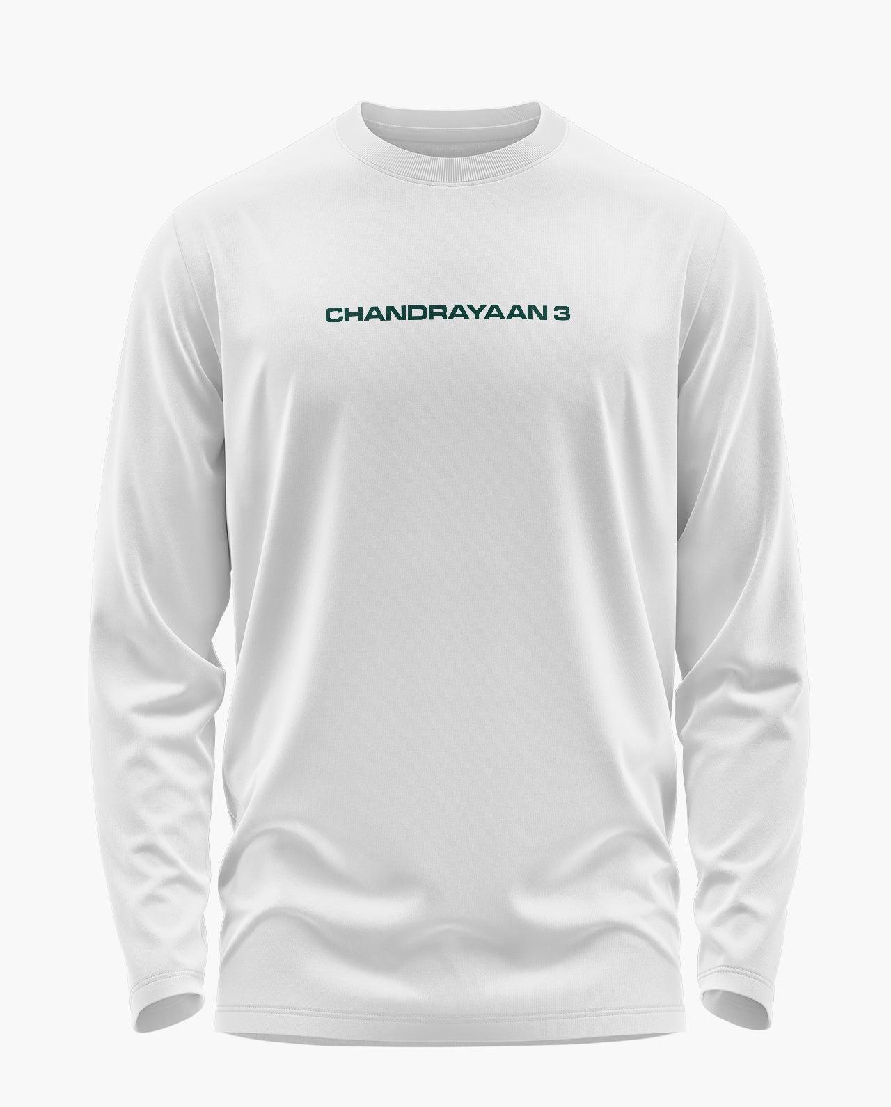 MILESTONE CHANDRAYAAN-3 Full Sleeve T-Shirt - Aero Armour