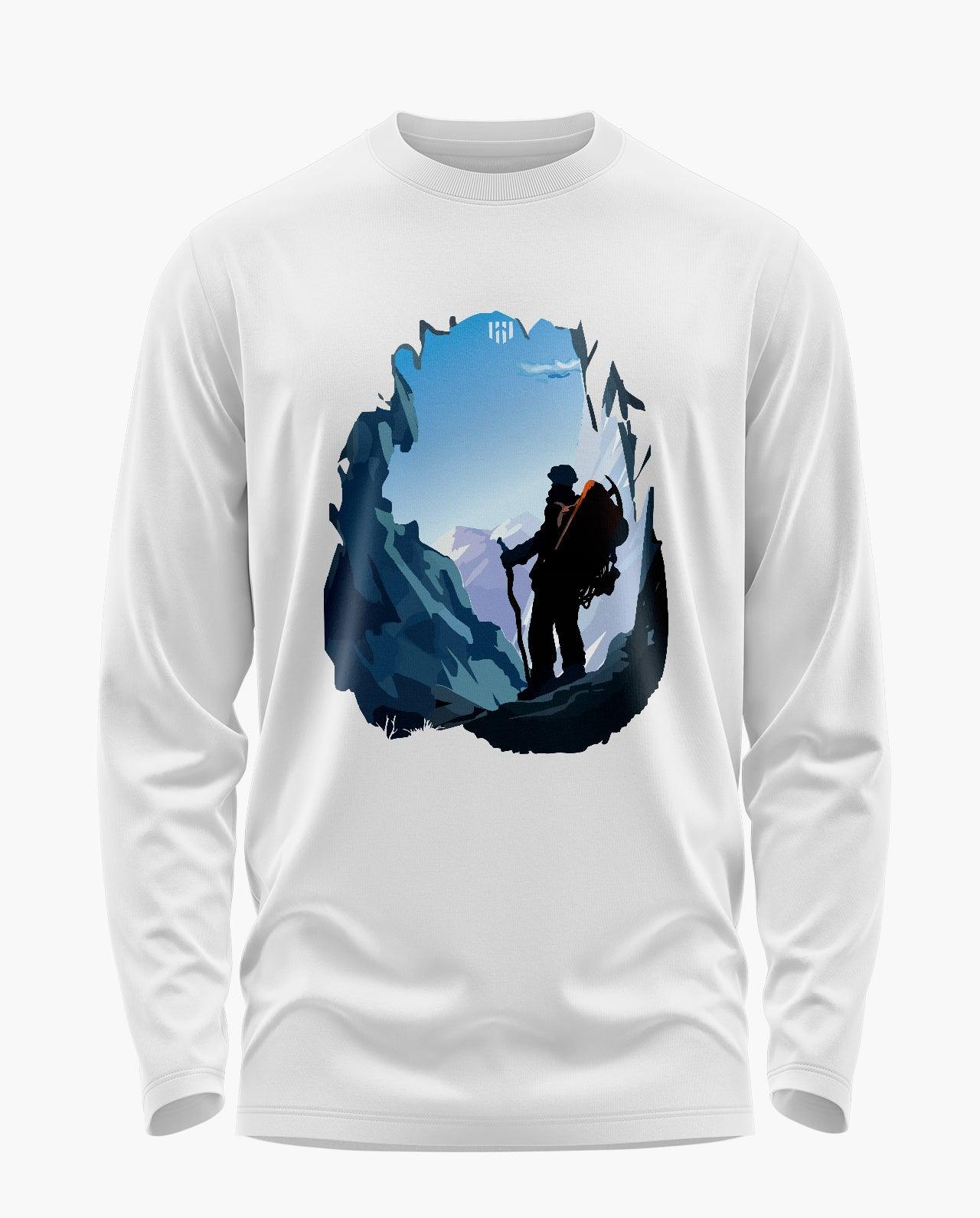 Summit Shadows Signature Luxesoft Cotton Full Sleeve T-Shirt - CS