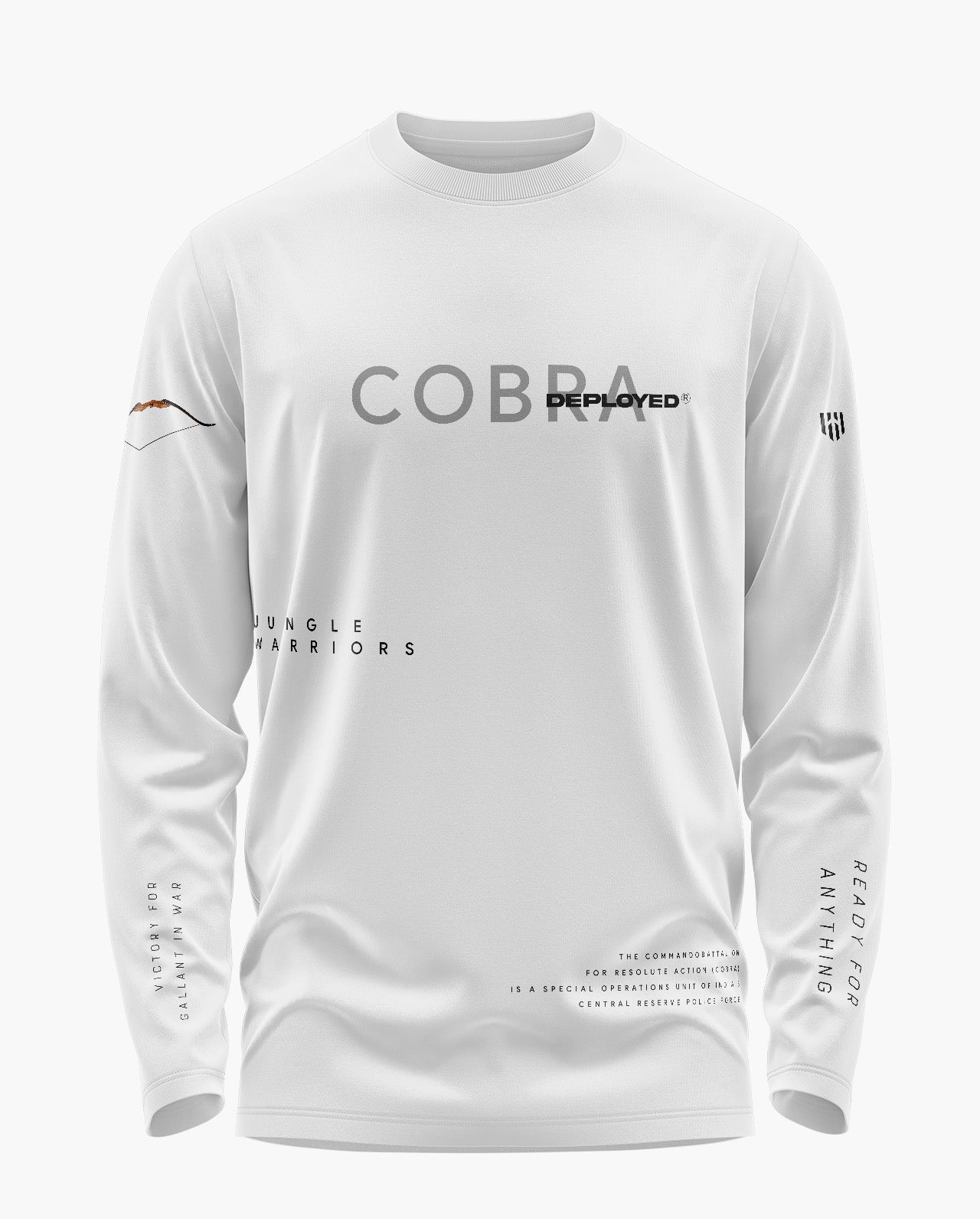 Deployed Cobra Commando Signature Luxesoft Cotton Full Sleeve T-Shirt - CS