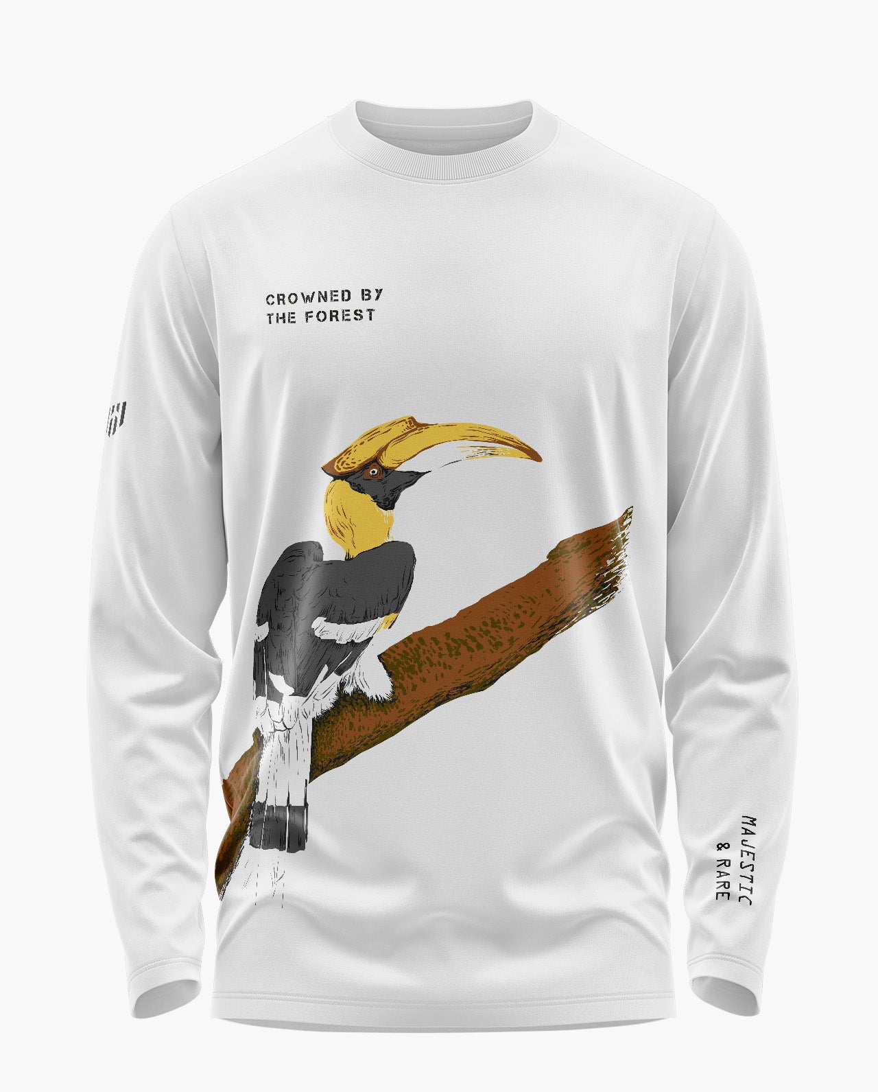 Crowned By The Forest Signature Luxesoft Cotton Full Sleeve T-Shirt
