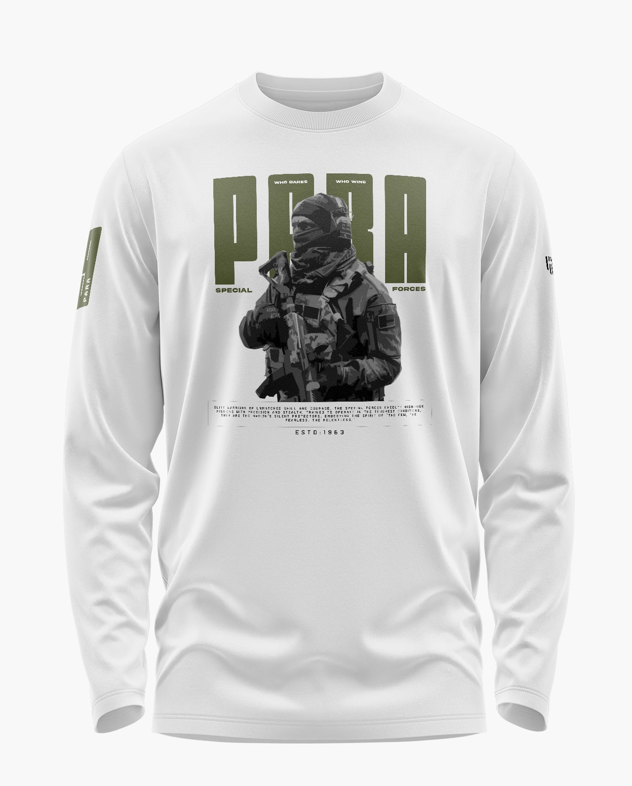 9 Para Graphic Signature Luxesoft Cotton Full Sleeve T-Shirt