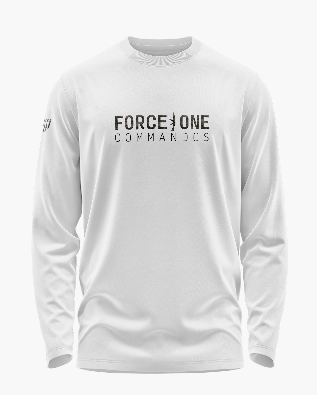 Force One Commandos Signature Luxesoft Cotton Full Sleeve T-Shirt - CS