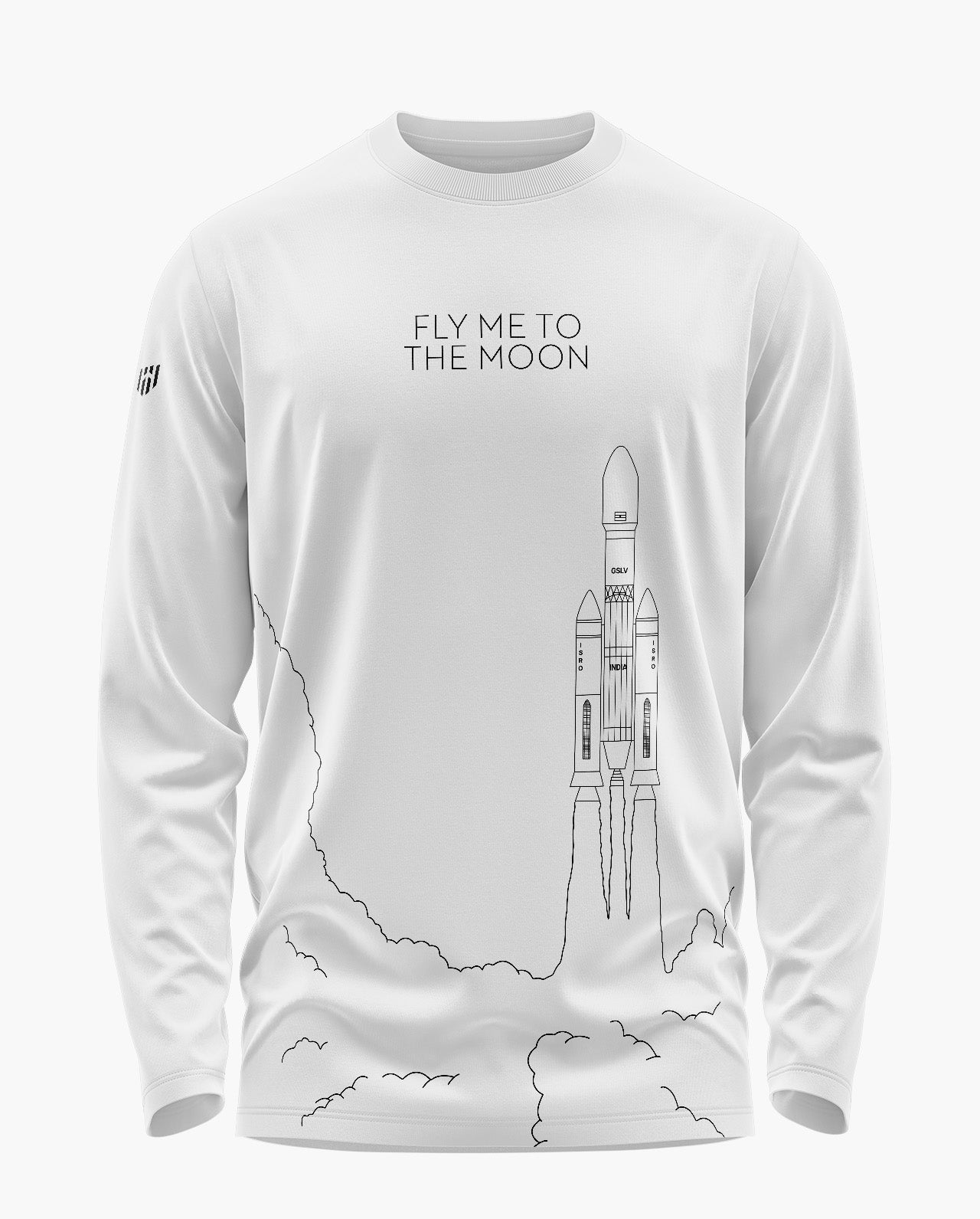 Fly Me To The Moon Signature Luxesoft Cotton Full Sleeve T-Shirt