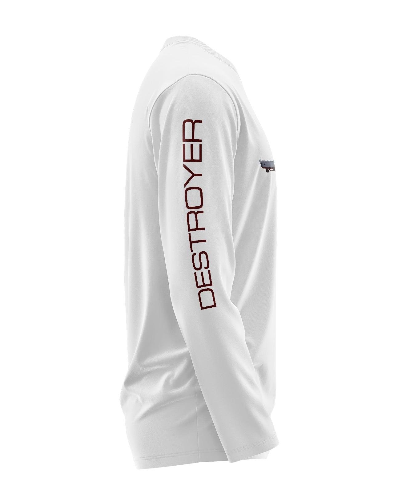 INS KOLKATA CLASS GUIDED MISSILE DESTROYER Full Sleeve T-Shirt - Aero Armour