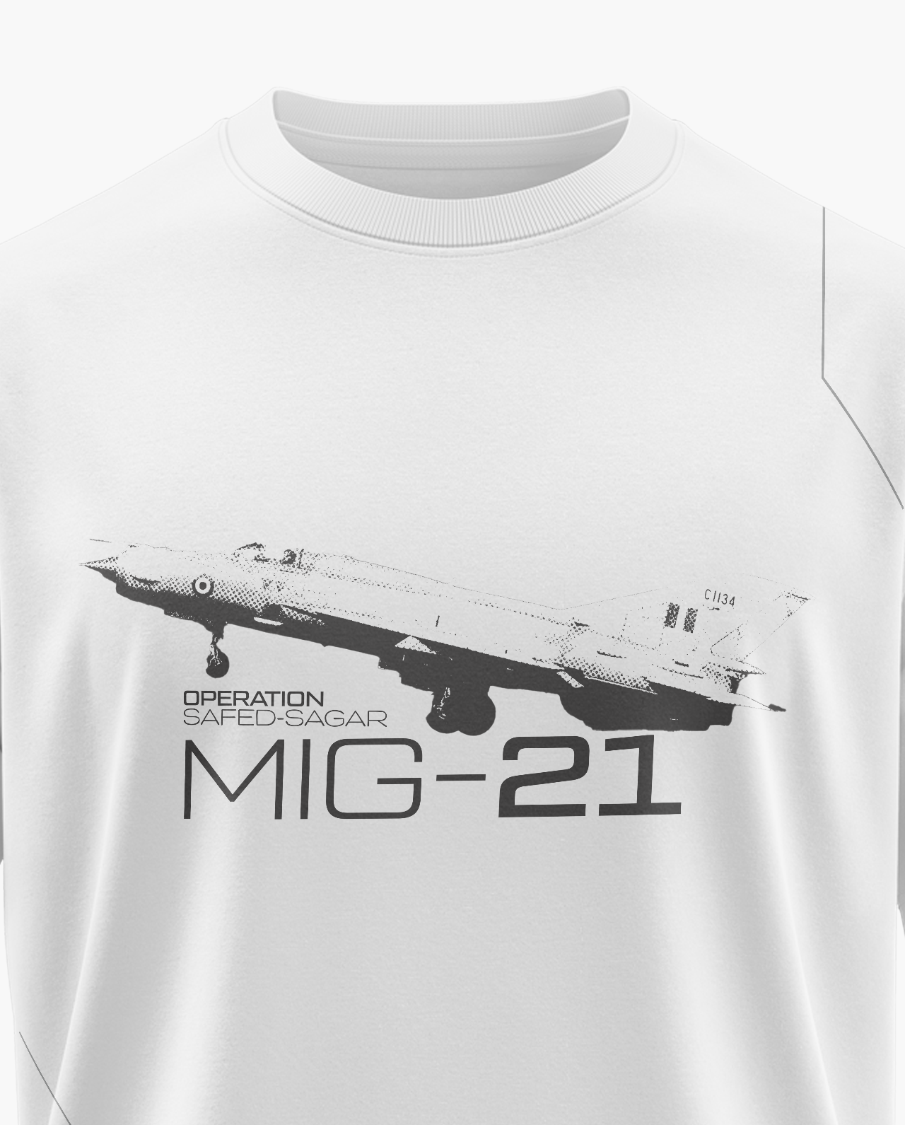 MIG-21 KARGIL 1999 Signature LuxeSoft Cotton T-Shirt